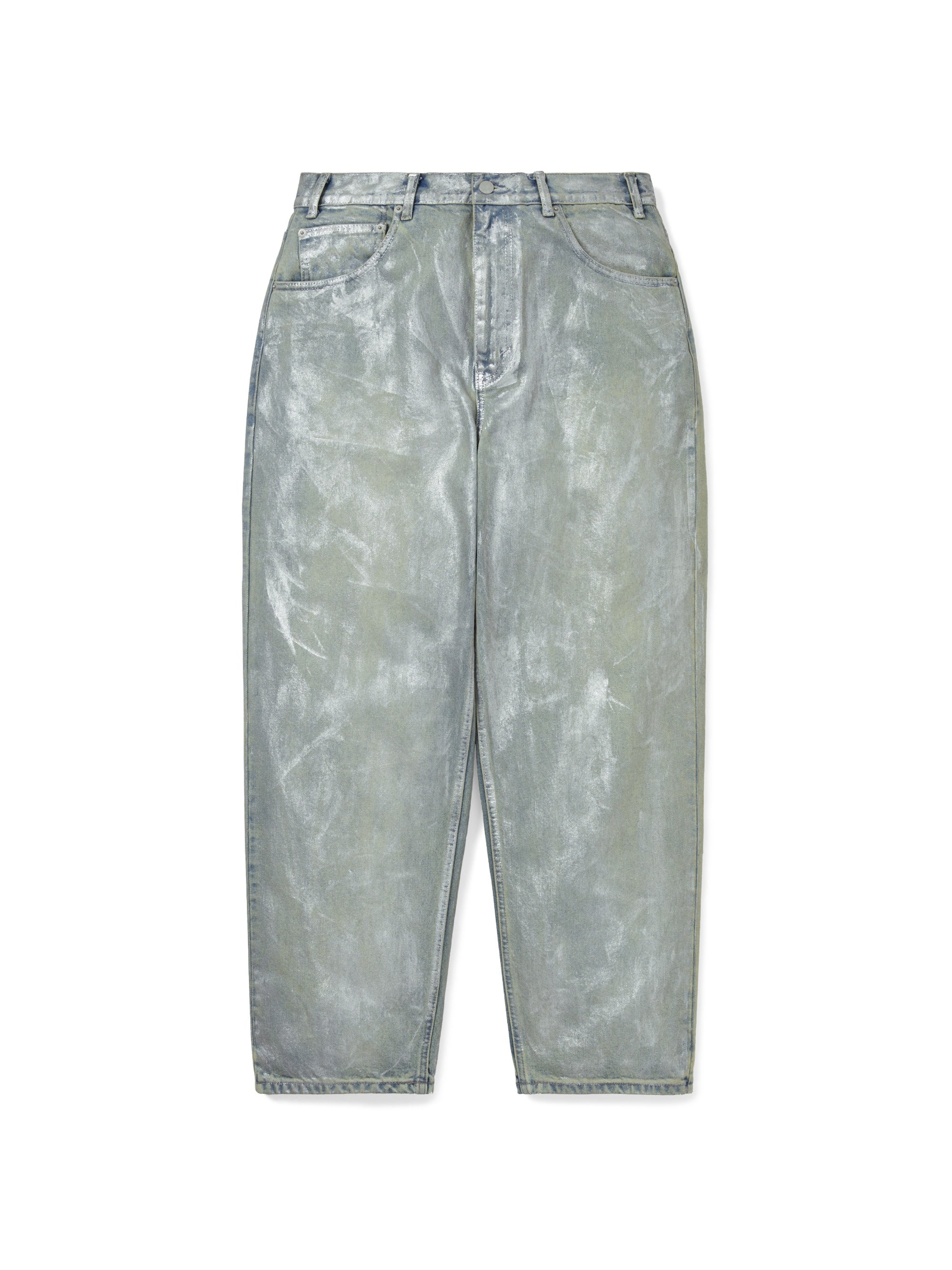 thisisneverthat - Metal Relaxed Jeans (Silver) product image 1 | TRAB K-Fashion Australia