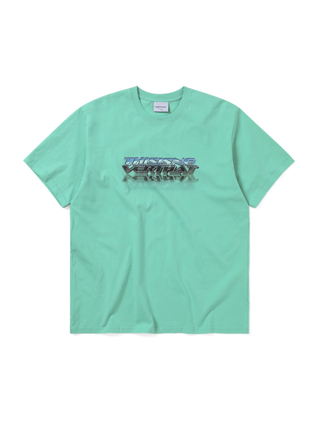 thisisneverthat - Metallic Logo Tee (Mint) product image 1 | TRAB K-Fashion Australia