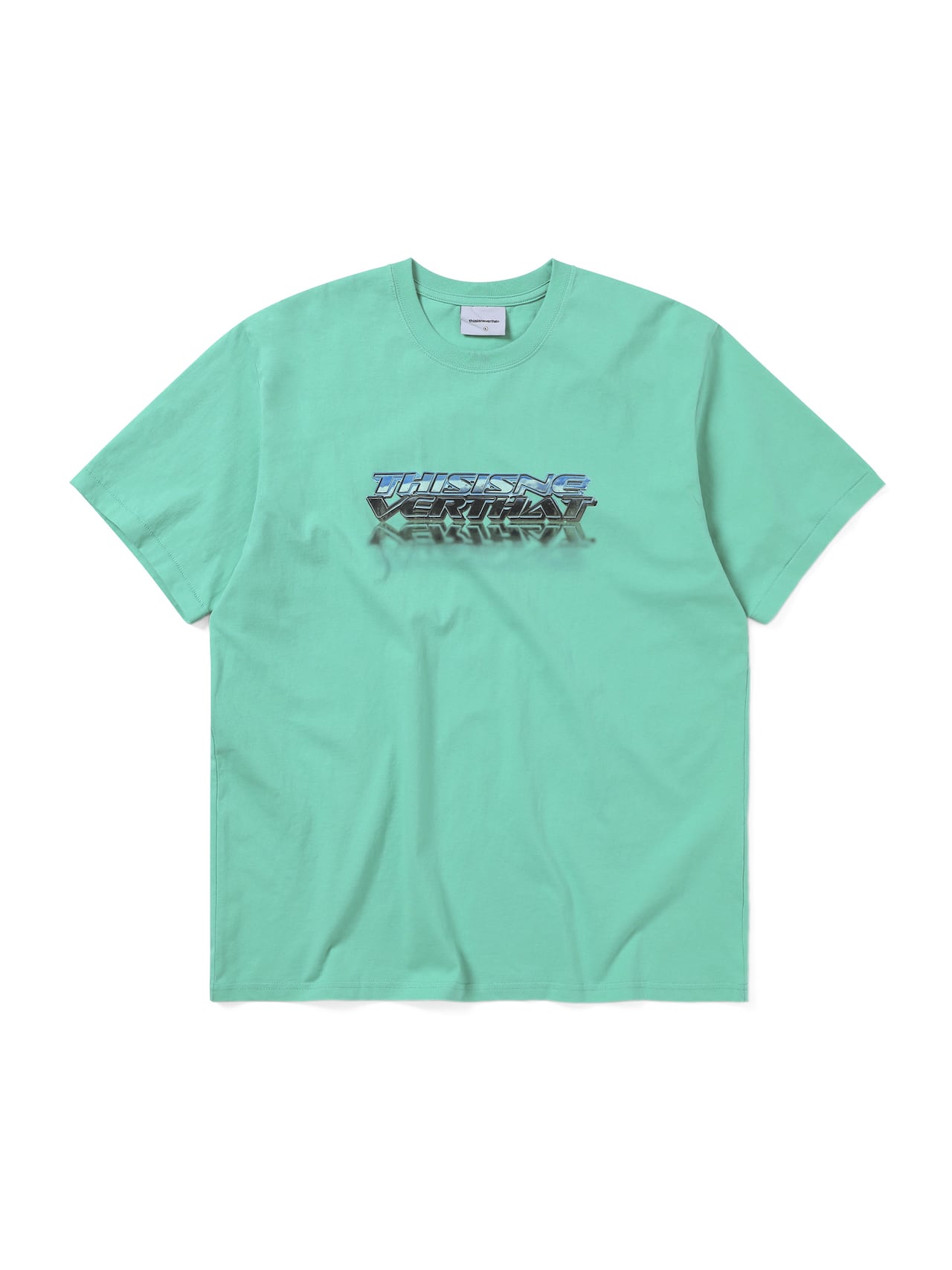 thisisneverthat - Metallic Logo Tee (Mint) product image 1 | TRAB K-Fashion Australia