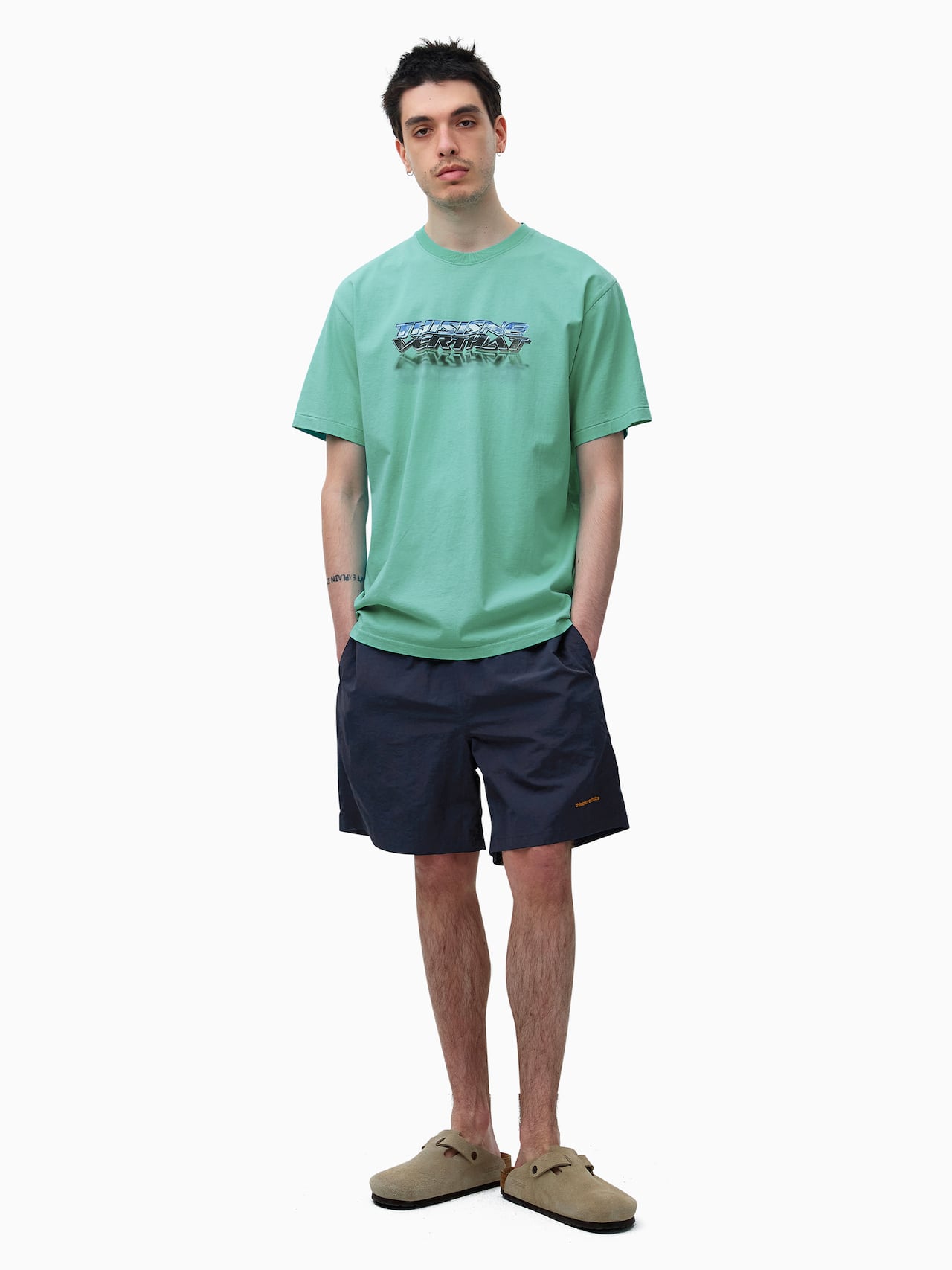 thisisneverthat - Metallic Logo Tee (Mint) product image 4 | TRAB K-Fashion Australia