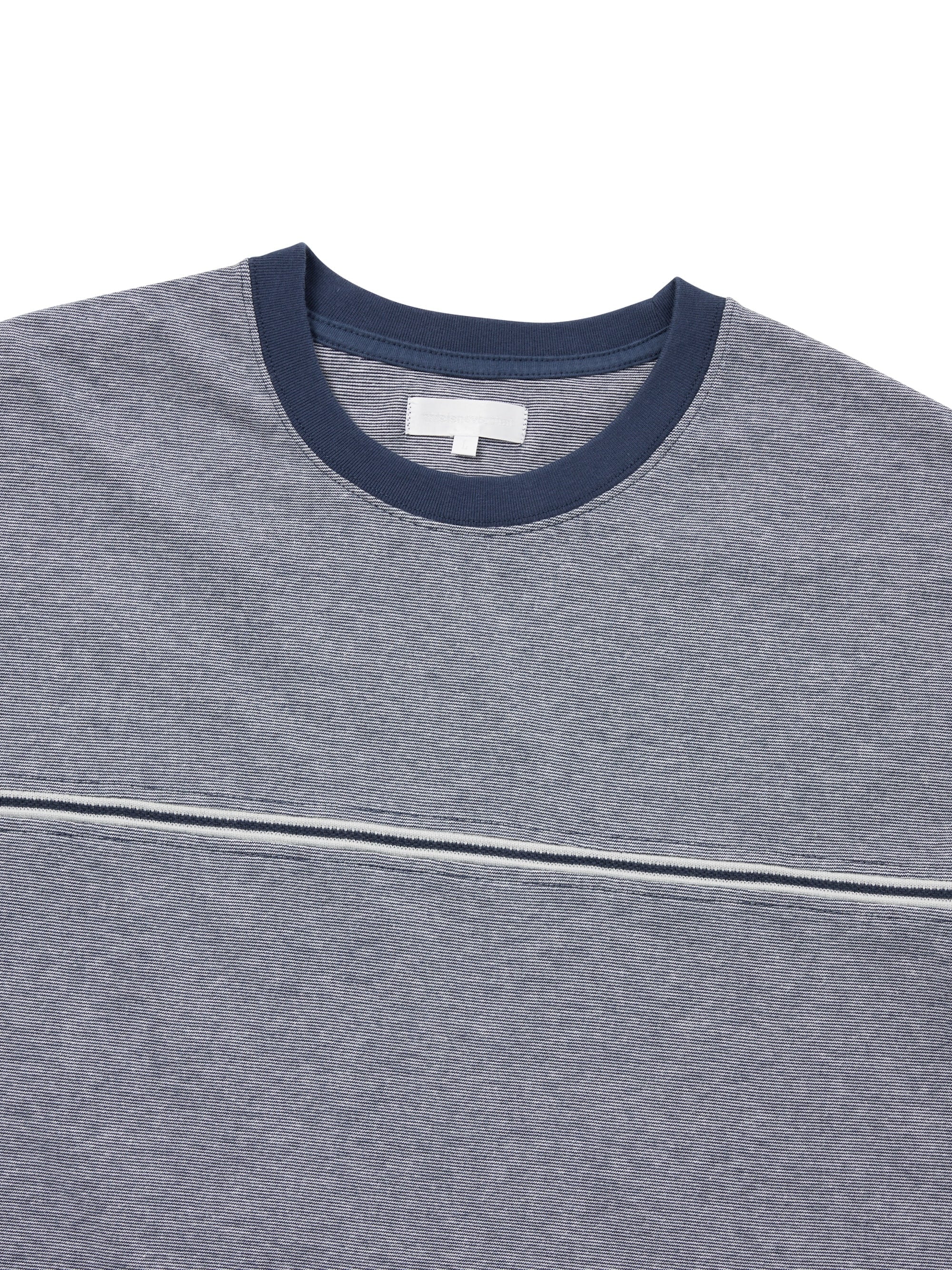 thisisneverthat - Micro Striped Tee (Navy) product image 2 | TRAB K-Fashion Australia