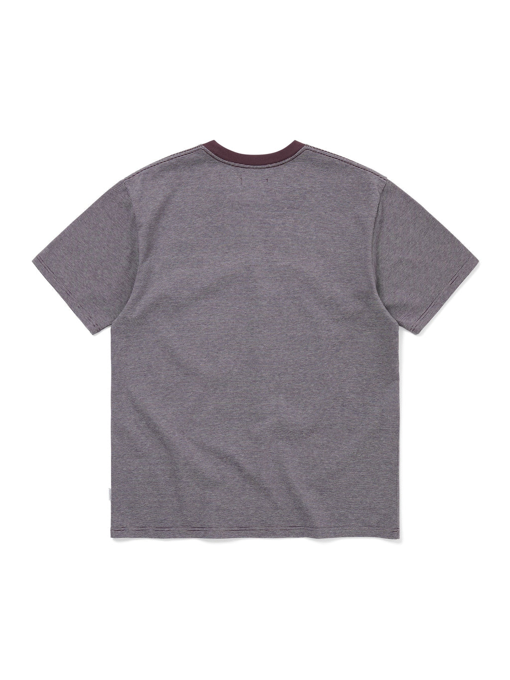 thisisneverthat - Micro Striped Tee (Wine) product image 3 | TRAB K-Fashion Australia