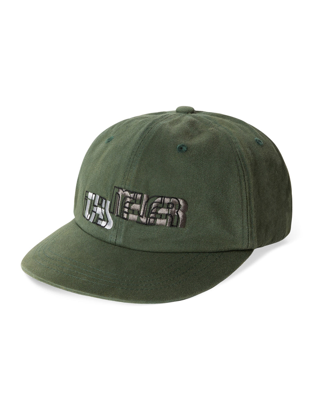 thisisneverthat - Misalign Cap (Olive) product image 1 | TRAB K-Fashion Australia
