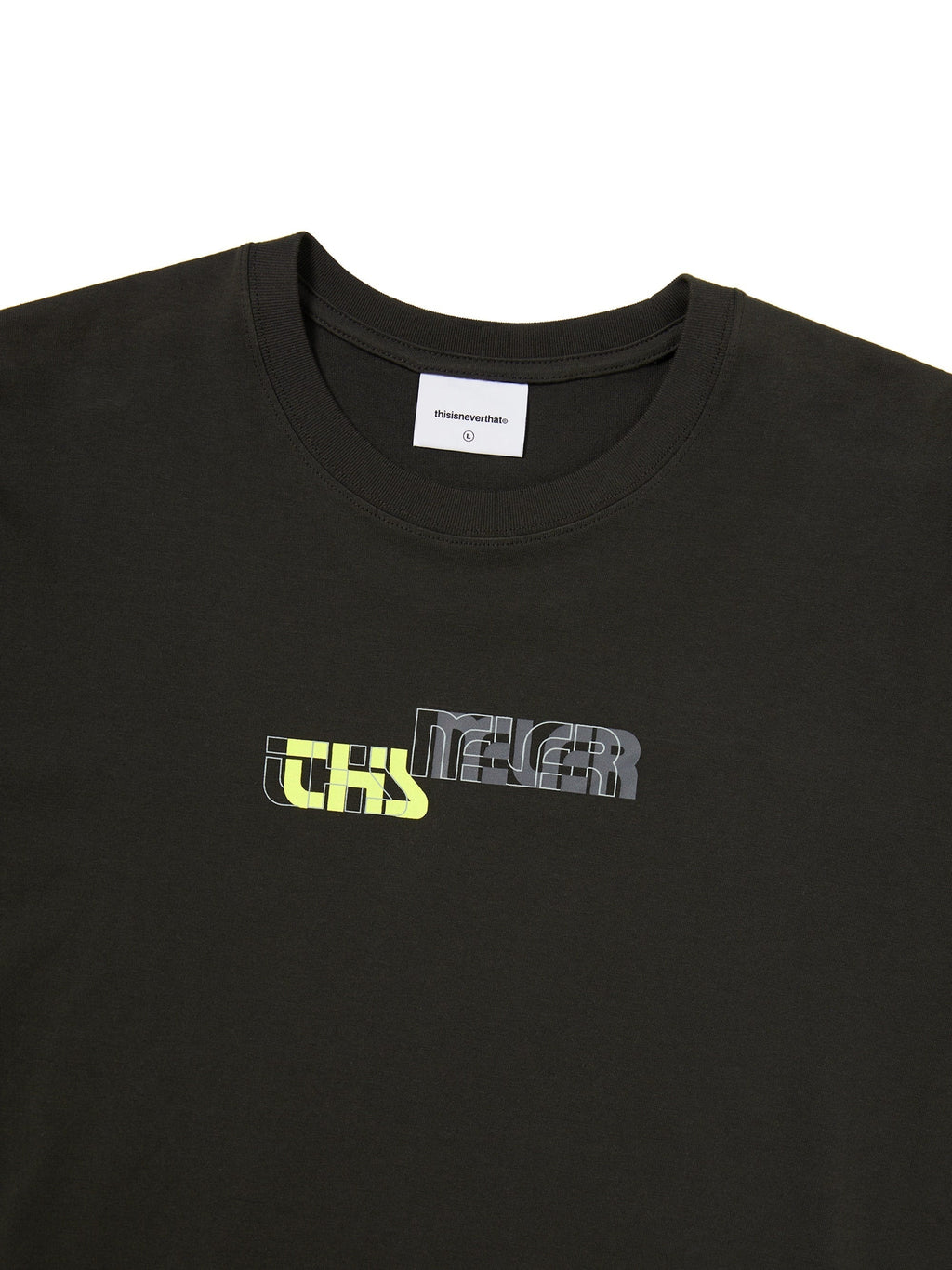 thisisneverthat - Misalign Tee (Royal Black) product image 2 | TRAB K-Fashion Australia