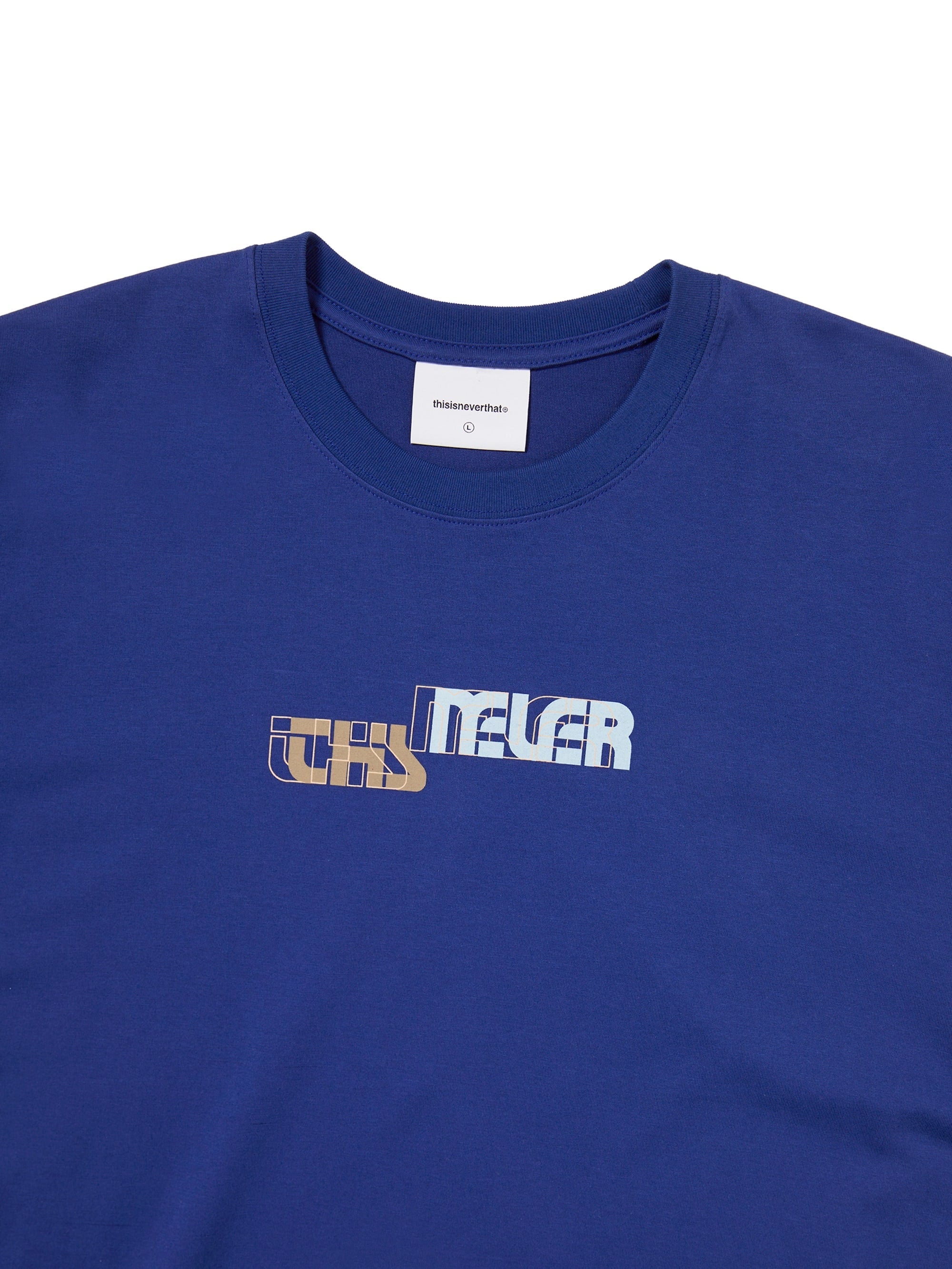 thisisneverthat - Misalign Tee (Royal Blue) product image 2 | TRAB K-Fashion Australia