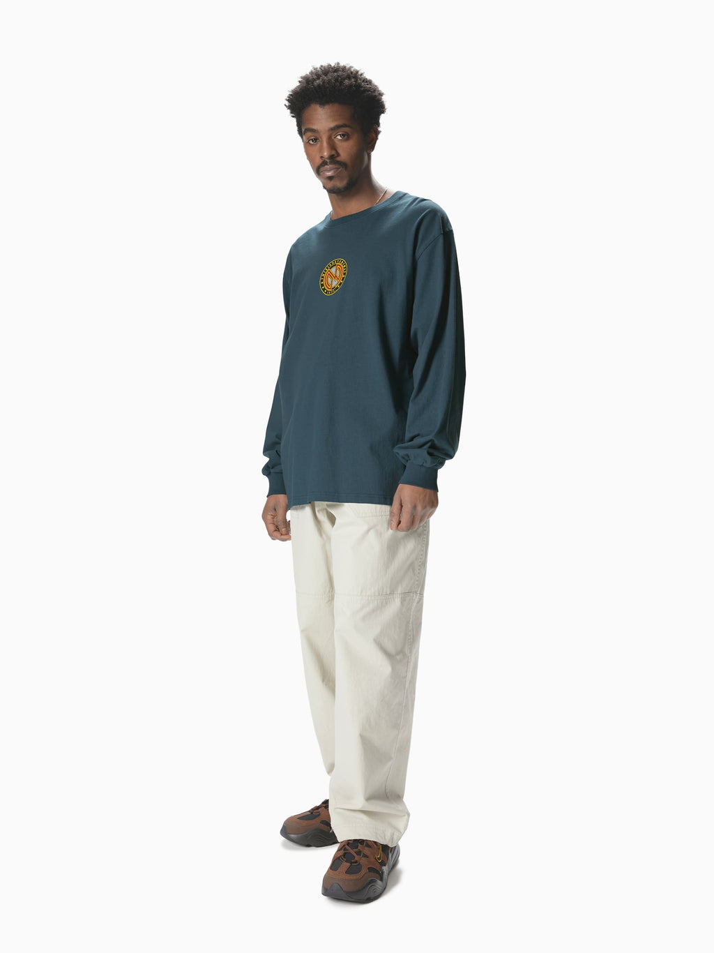 thisisneverthat - Monogram L/S Tee (Light Navy) product image 4 | TRAB K-Fashion Australia