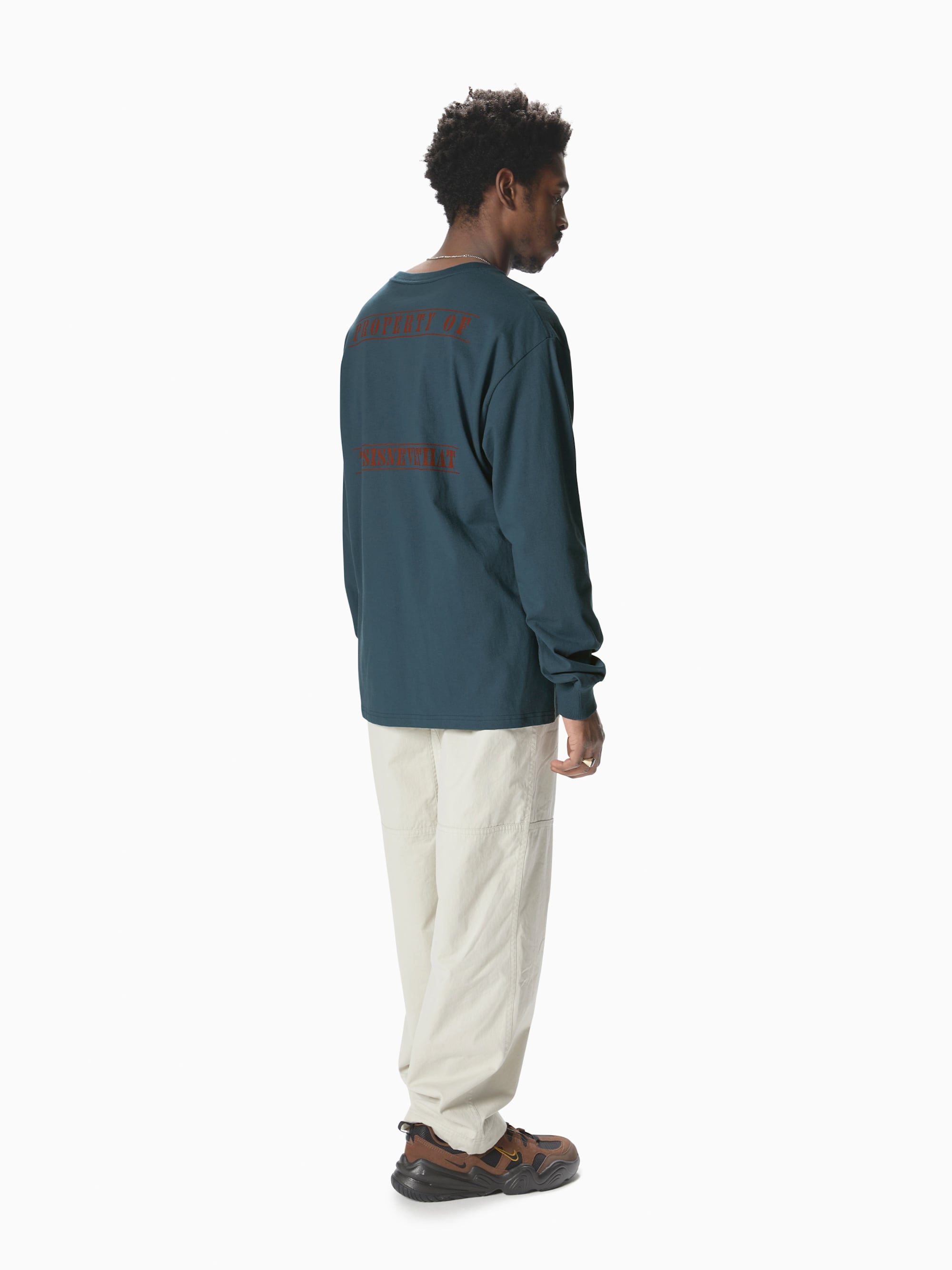 thisisneverthat - Monogram L/S Tee Light (Navy) product image 5 | TRAB K-Fashion Australia