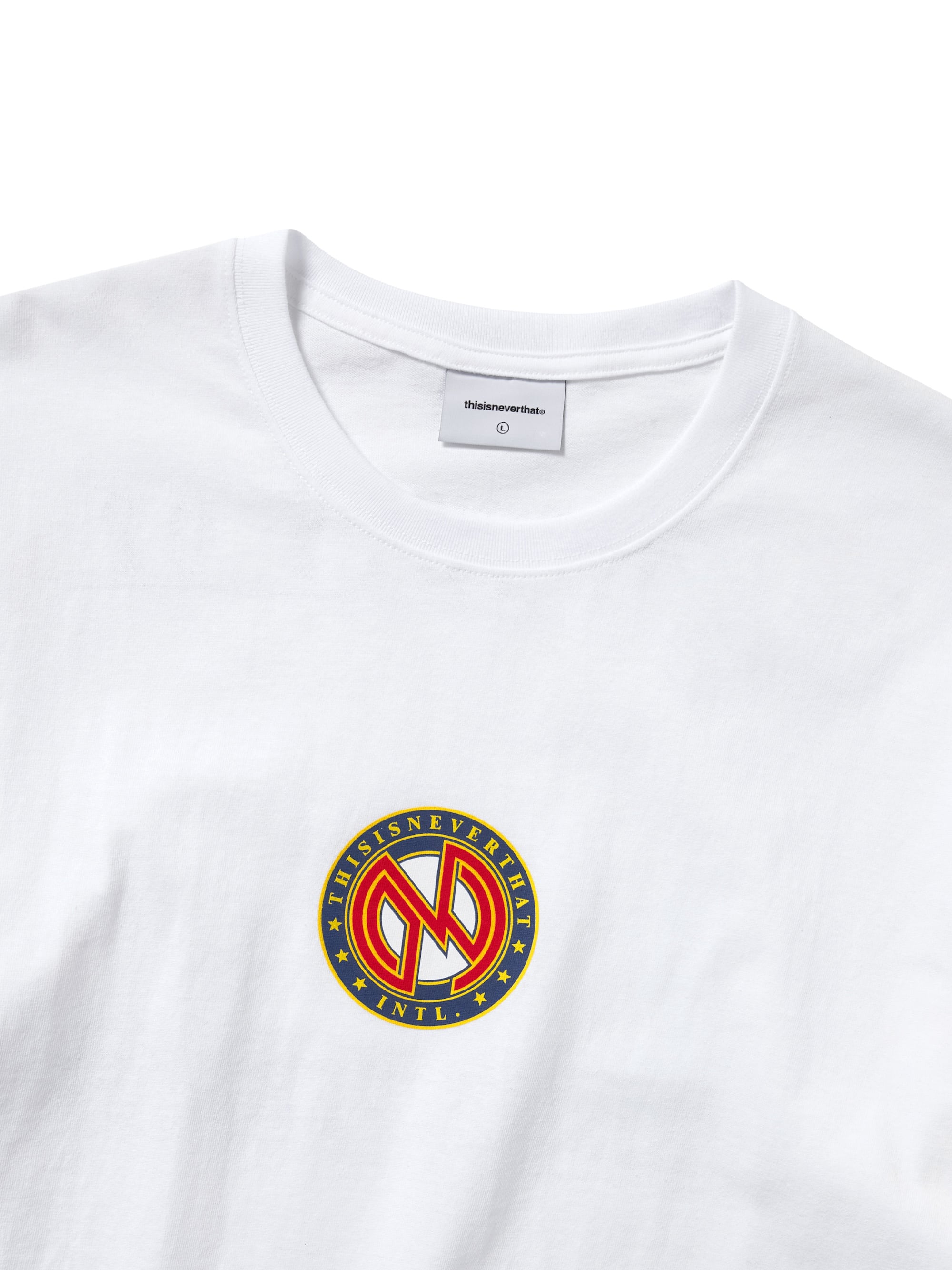 thisisneverthat - Monogram L/S Tee (White) product image 2 | TRAB K-Fashion Australia