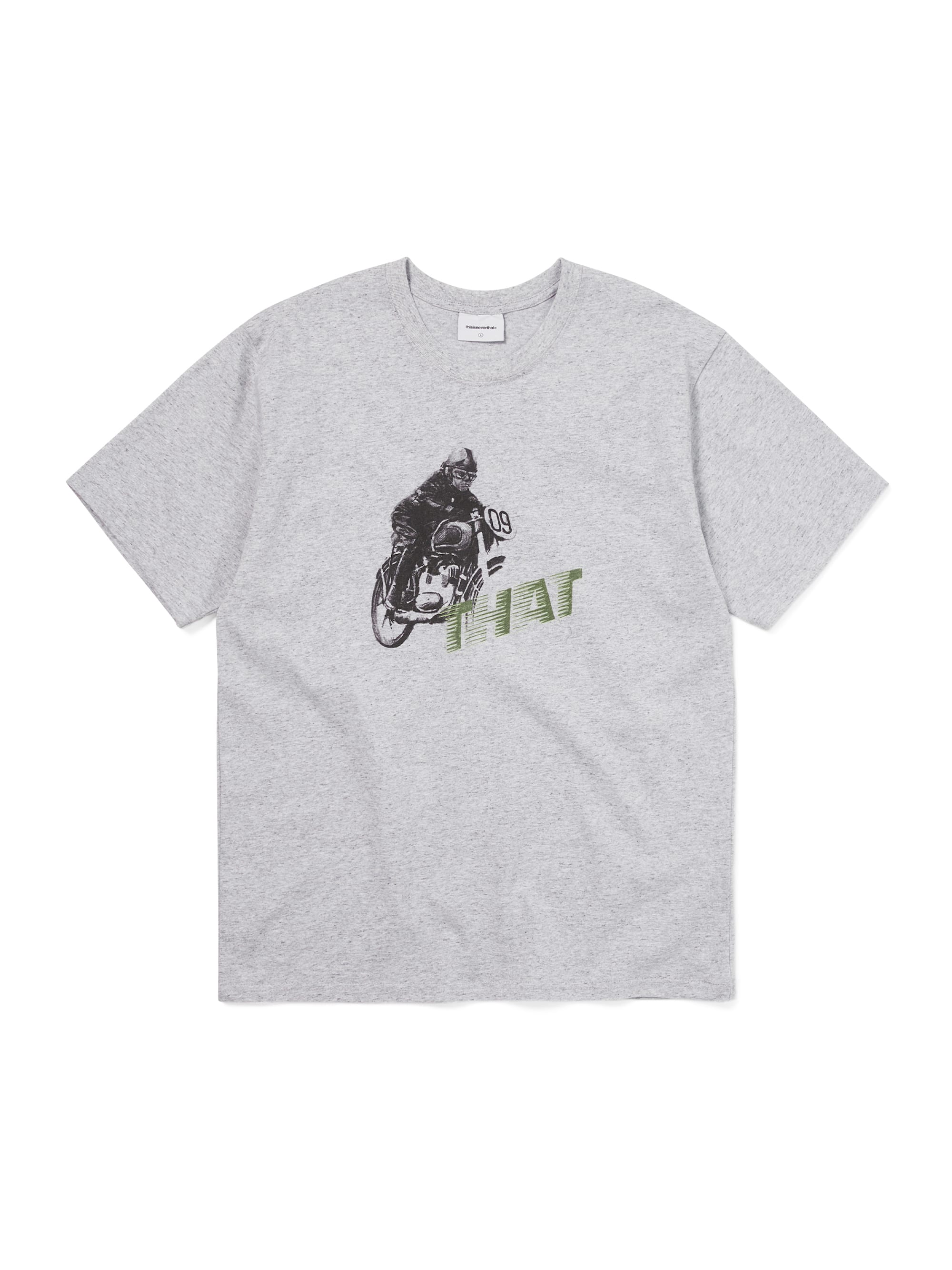 thisisneverthat - Motorcycle Tee Heather (Grey) product image 1 | TRAB K-Fashion Australia