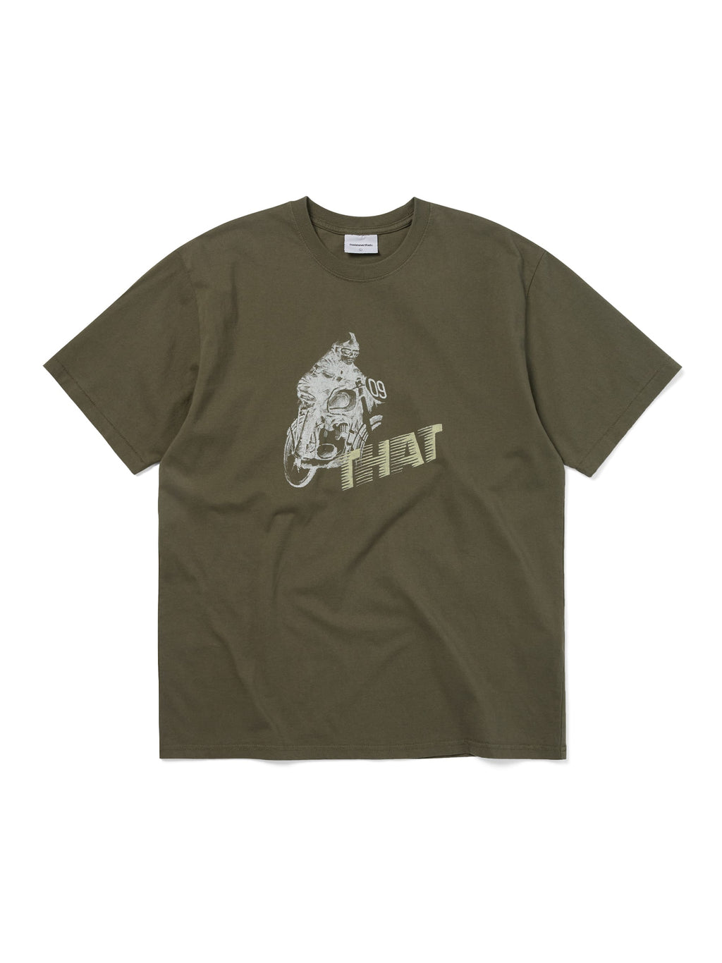 thisisneverthat - Motorcycle Tee (Heather Olive) product image 1 | TRAB K-Fashion Australia