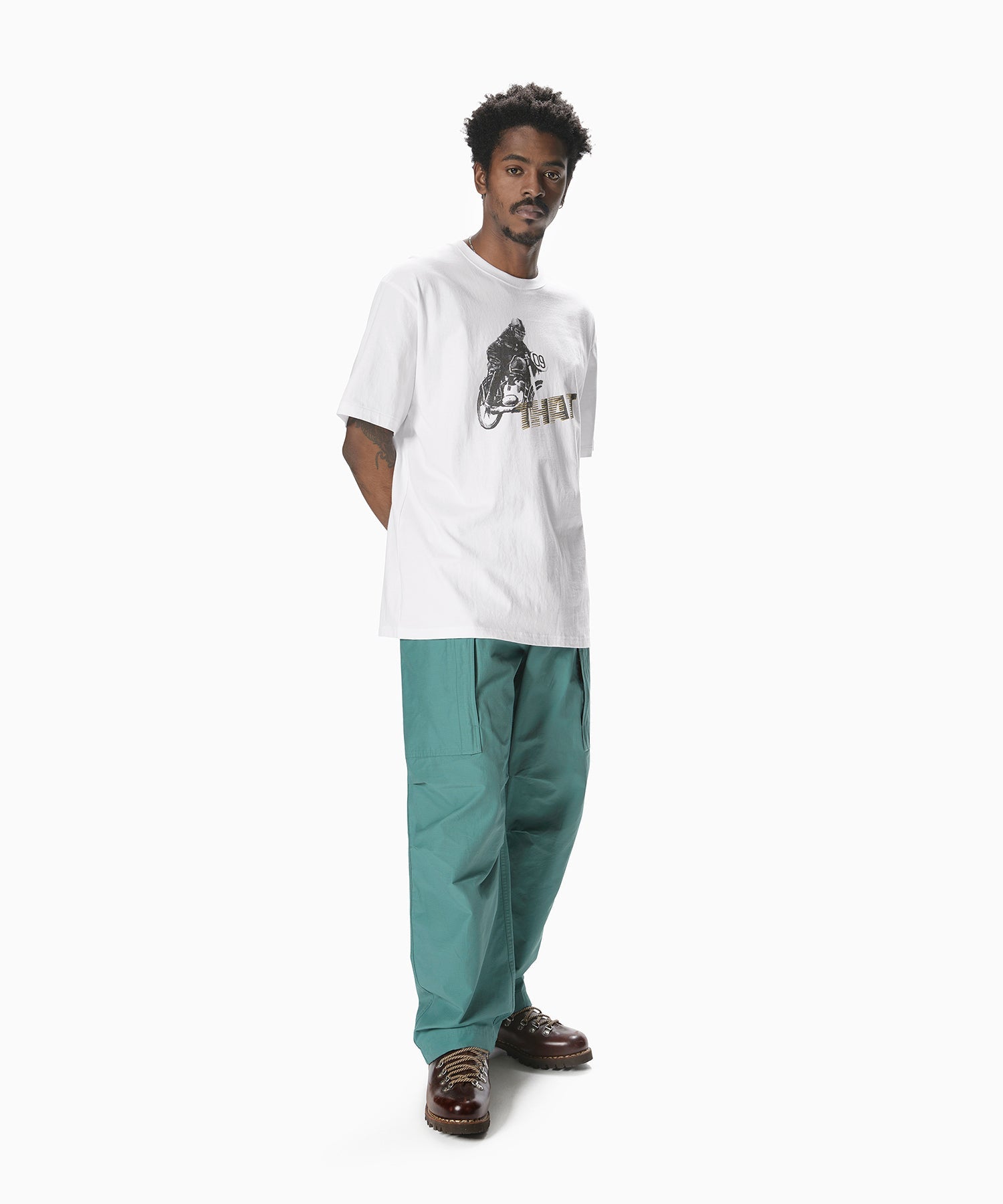 thisisneverthat - Motorcycle Tee (White) product image 4 | TRAB K-Fashion Australia