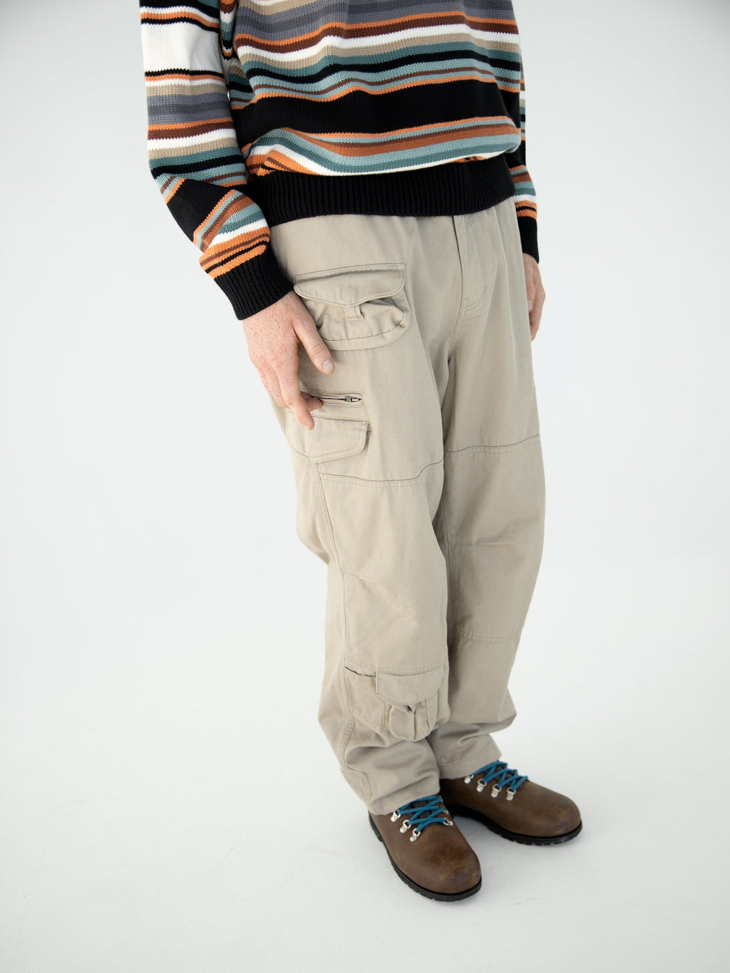 thisisneverthat - Multi Pocket Cargo Pant (Beige) product image 8 | TRAB K-Fashion Australia