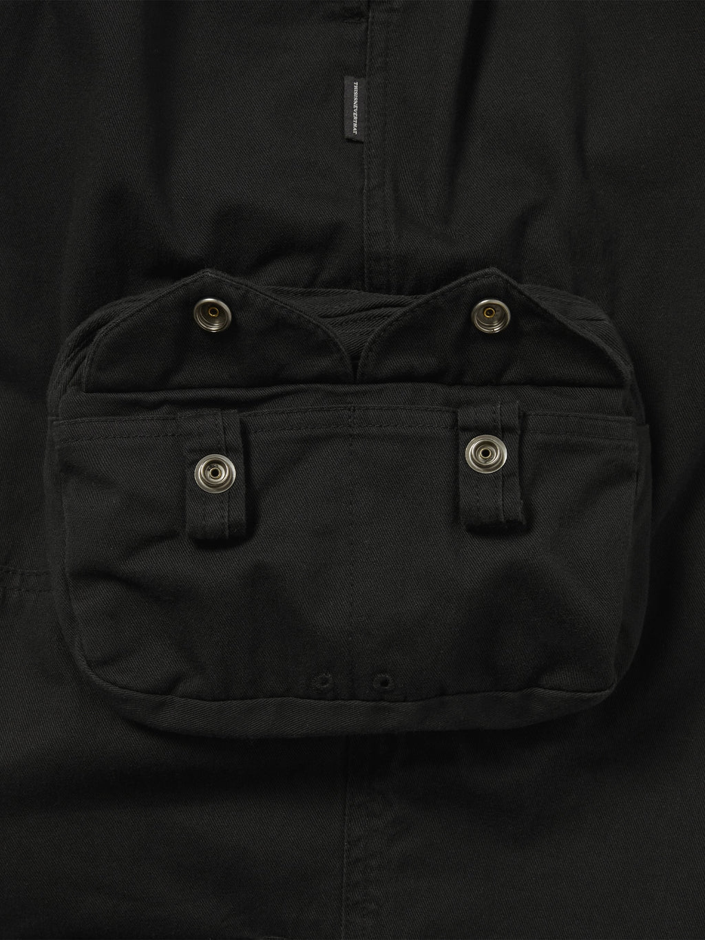 thisisneverthat - Multi Pocket Cargo Pant (Black) product image 4 | TRAB K-Fashion Australia