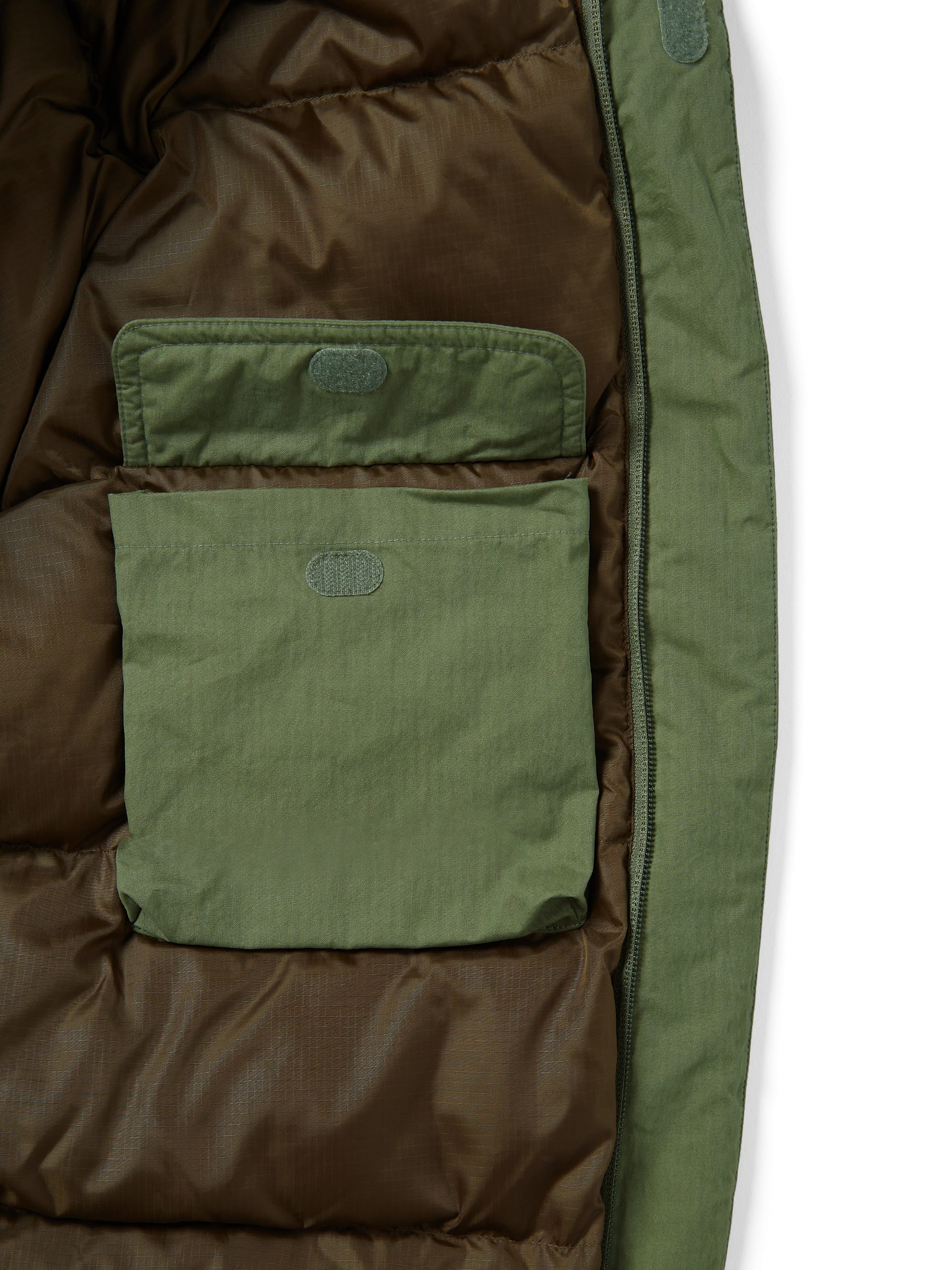 thisisneverthat - Multi Pocket Down Jacket (Green) product image 4 | TRAB K-Fashion Australia
