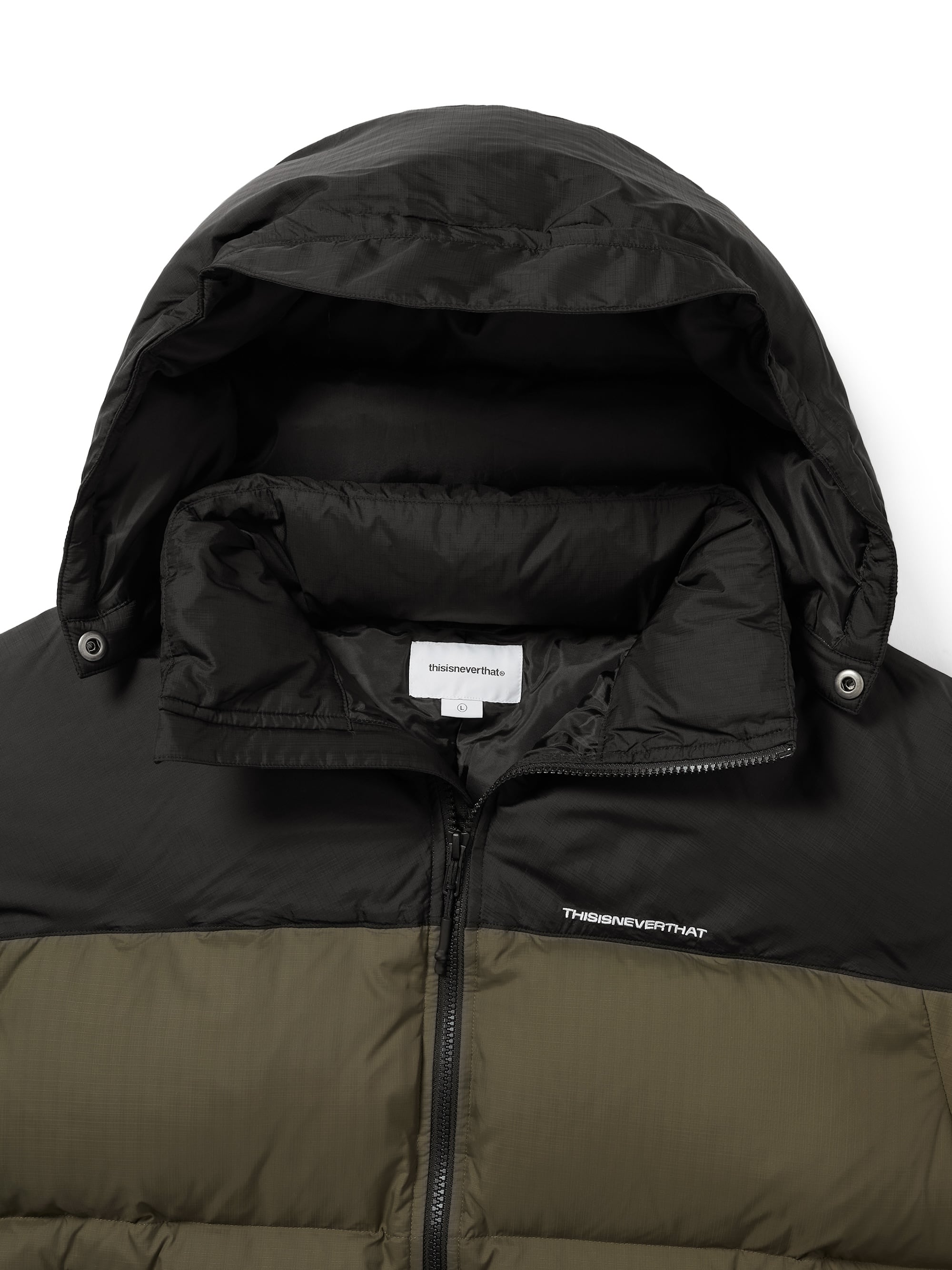 thisisneverthat - Multi-Ripstop Down Puffer Jacket (olive) product image 3 | TRAB K-Fashion Australia
