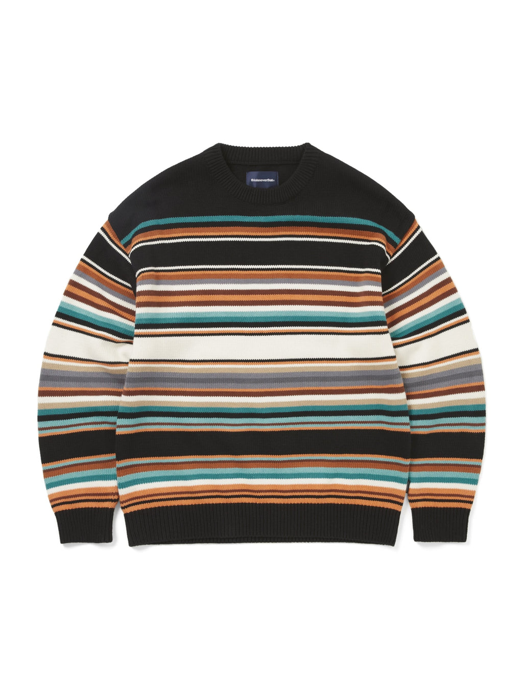 thisisneverthat - Multi Striped Sweater Black/White (W) product image 1 | TRAB K-Fashion Australia