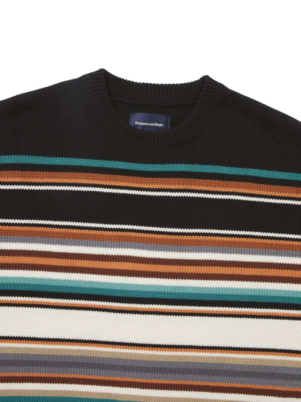 thisisneverthat - Multi Striped Sweater Black/White (W) product image 2 | TRAB K-Fashion Australia