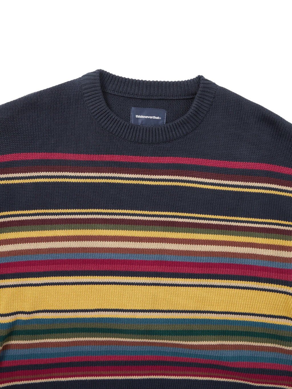 thisisneverthat - Multi Striped Sweater Black/White (Y) product image 2 | TRAB K-Fashion Australia