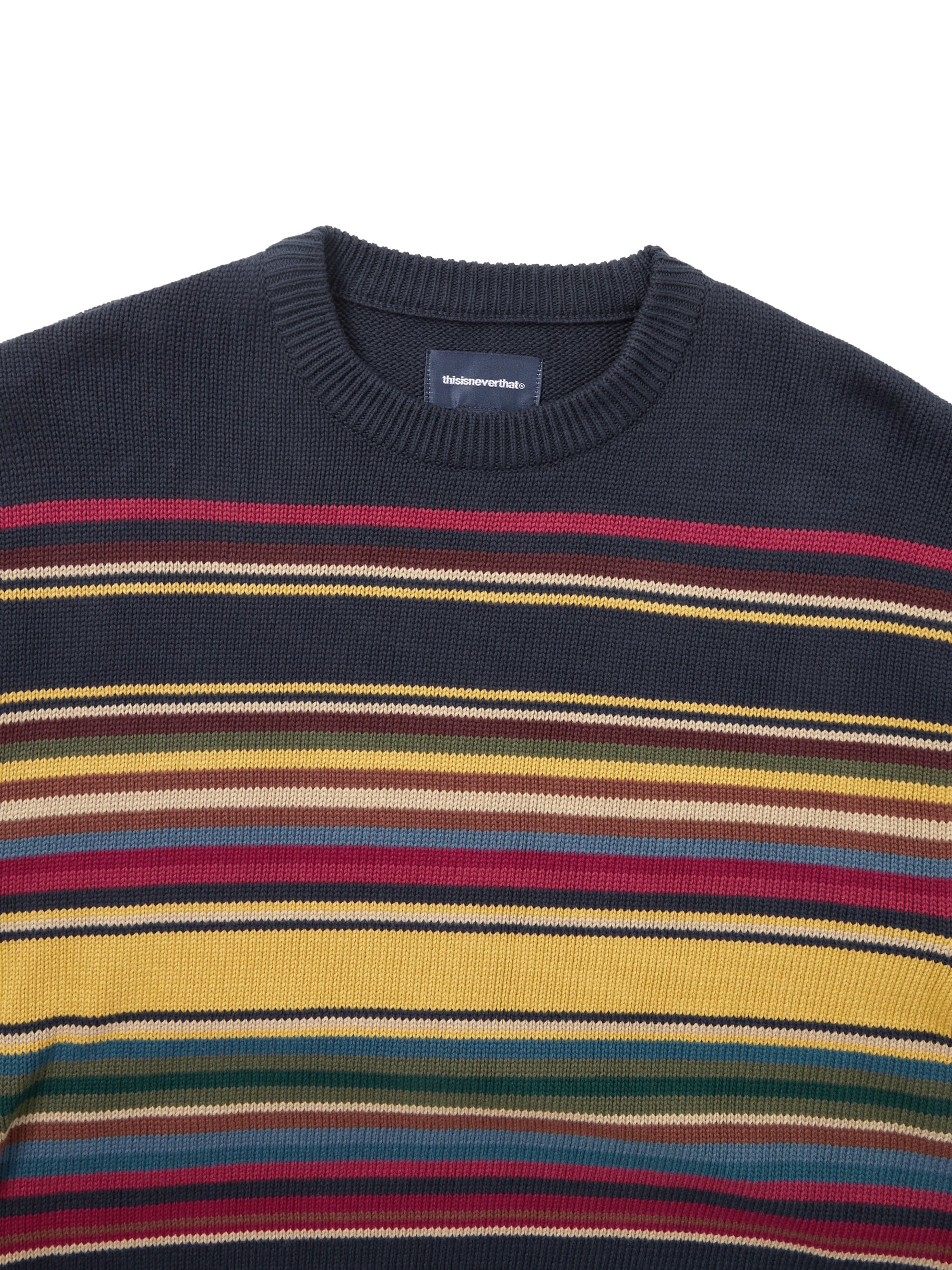 thisisneverthat - Multi Striped Sweater Black/White (Y) product image 2 | TRAB K-Fashion Australia