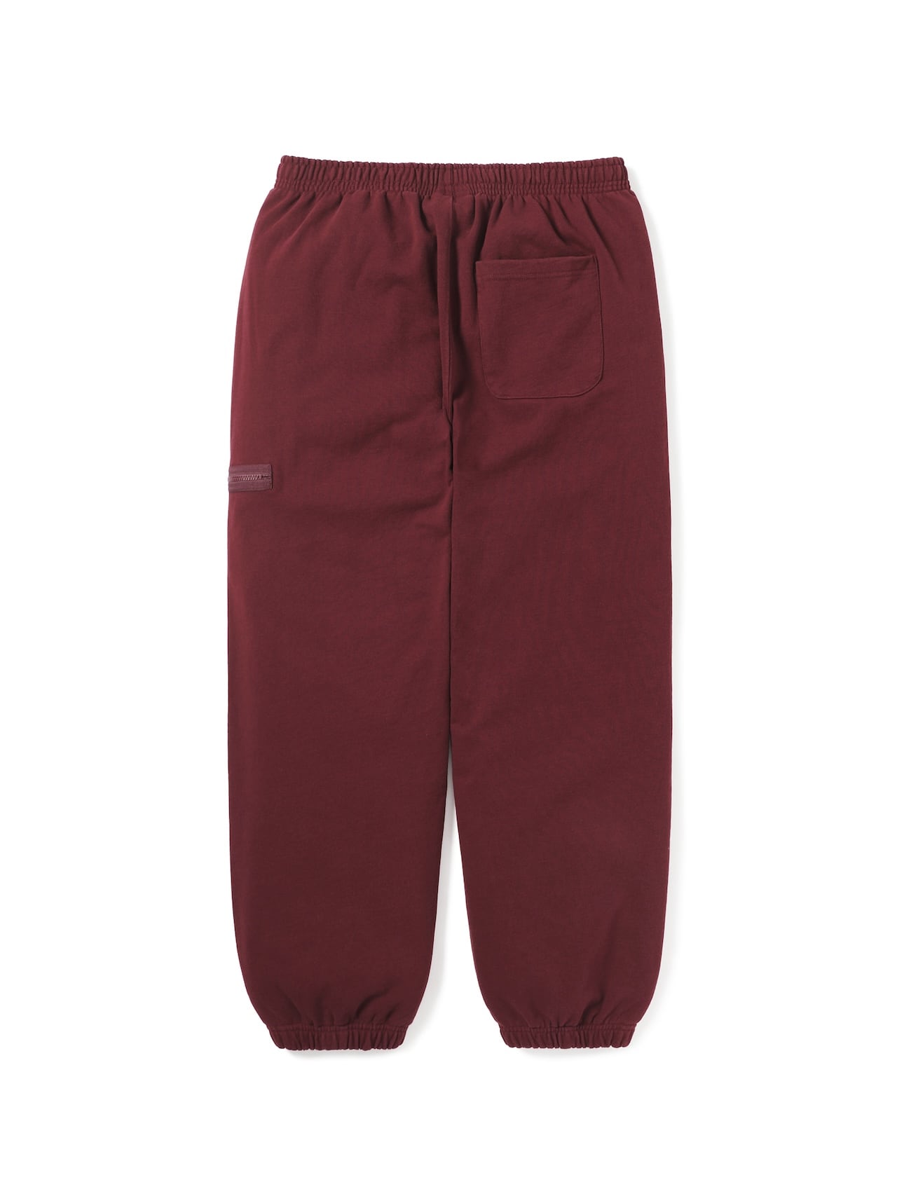 thisisneverthat - Multi Zip Sweatpant (burgundy) product image 6 | TRAB K-Fashion Australia