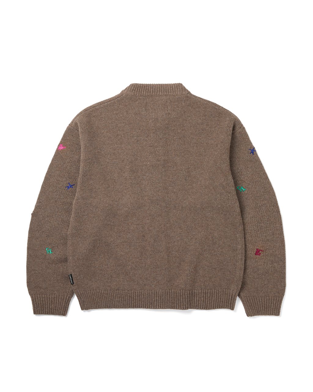 yeseyesee - Multi Embroidery Knit Cardigan (Brown) product image 2 | TRAB K-Fashion Australia