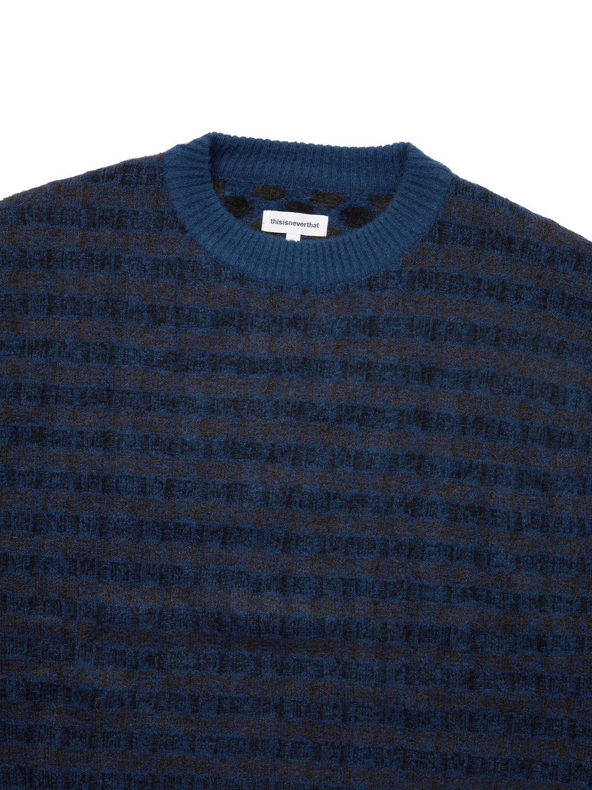 thisisneverthat - Multicolor Knit Sweater (Navy) product image 2 | TRAB K-Fashion Australia