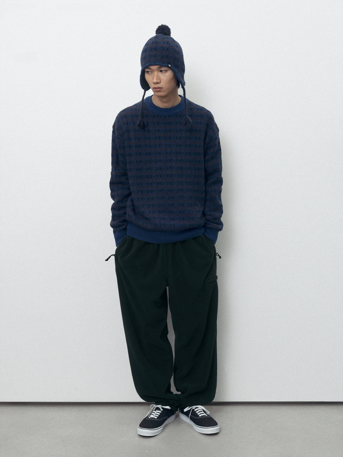 thisisneverthat - Multicolor Knit Sweater (Navy) product image 5 | TRAB K-Fashion Australia