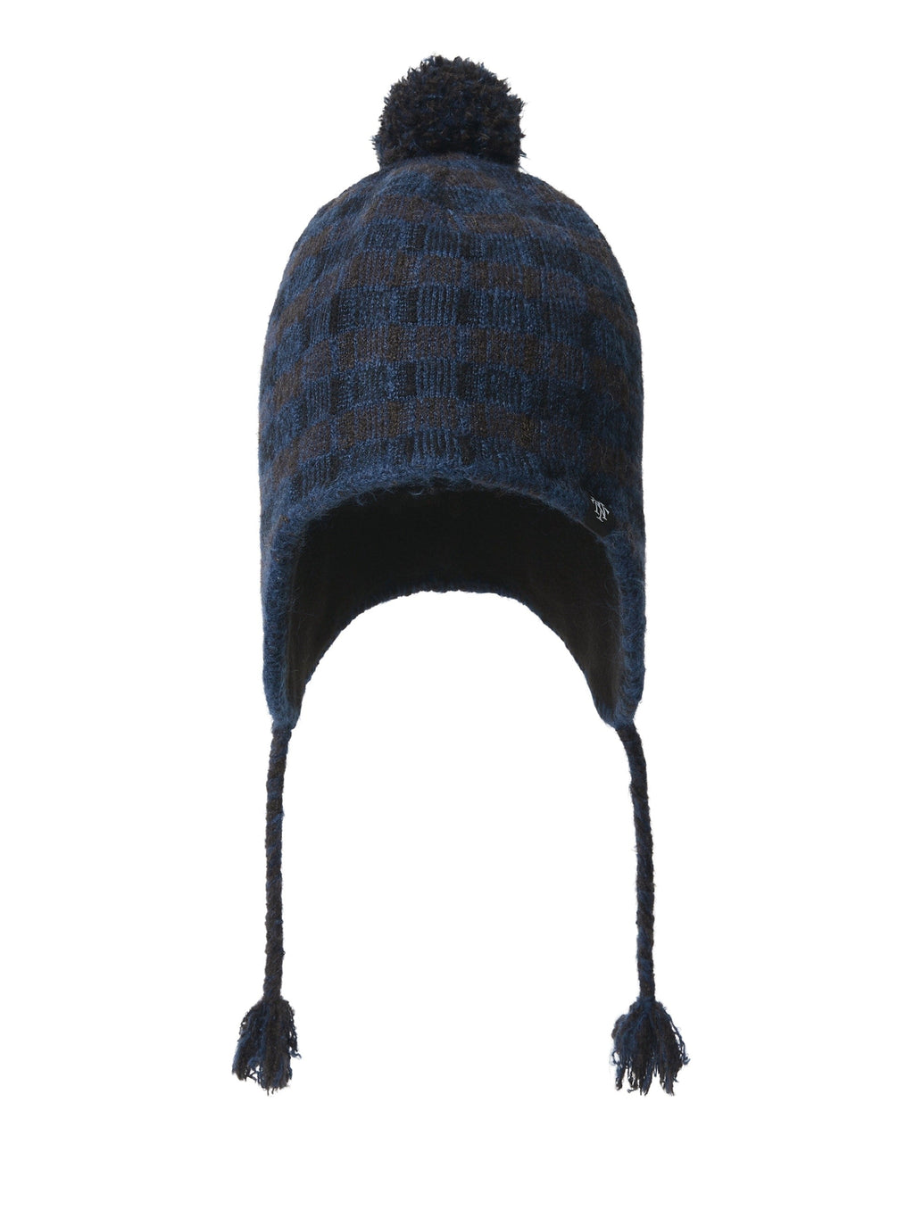 thisisneverthat - Multicolor Pom Earflap Beanie (Navy) product image 2 | TRAB K-Fashion Australia