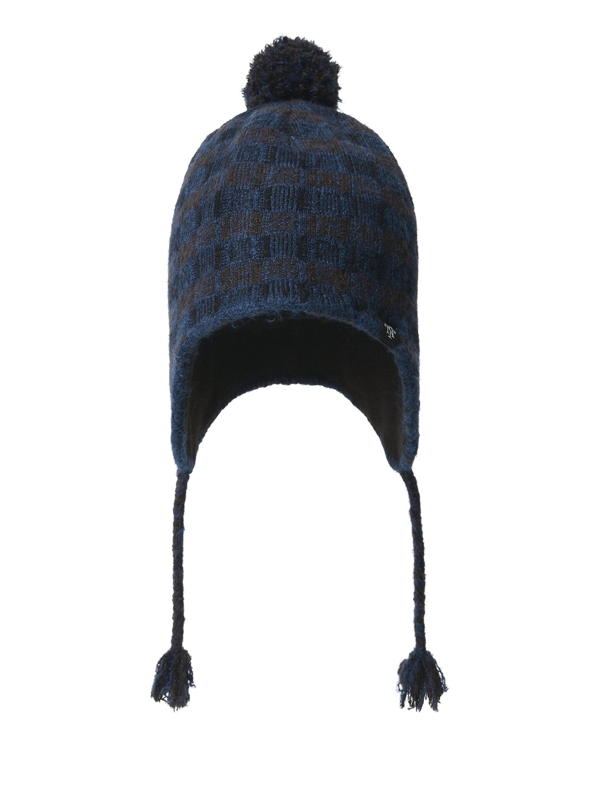 thisisneverthat - Multicolor Pom Earflap Beanie (Navy) product image 2 | TRAB K-Fashion Australia