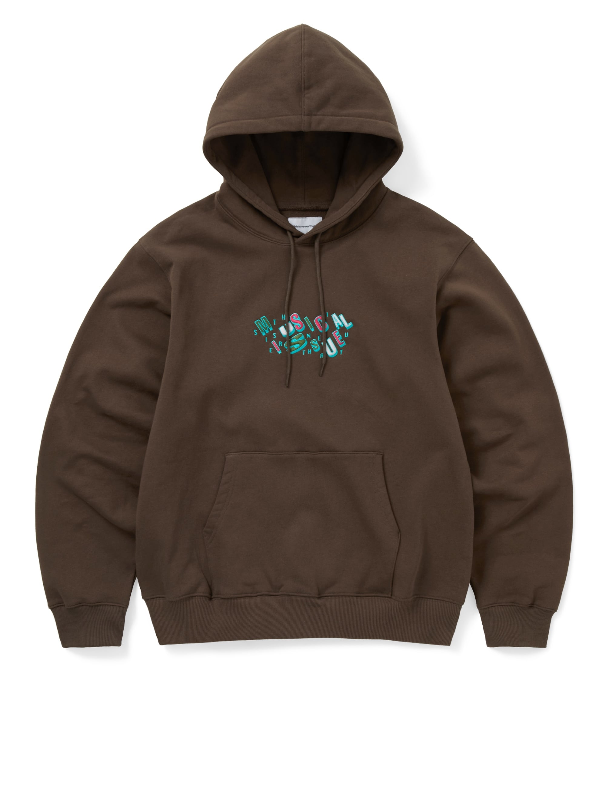 thisisneverthat - Musical Issue Hoodie (Brown) product image 1 | TRAB K-Fashion Australia