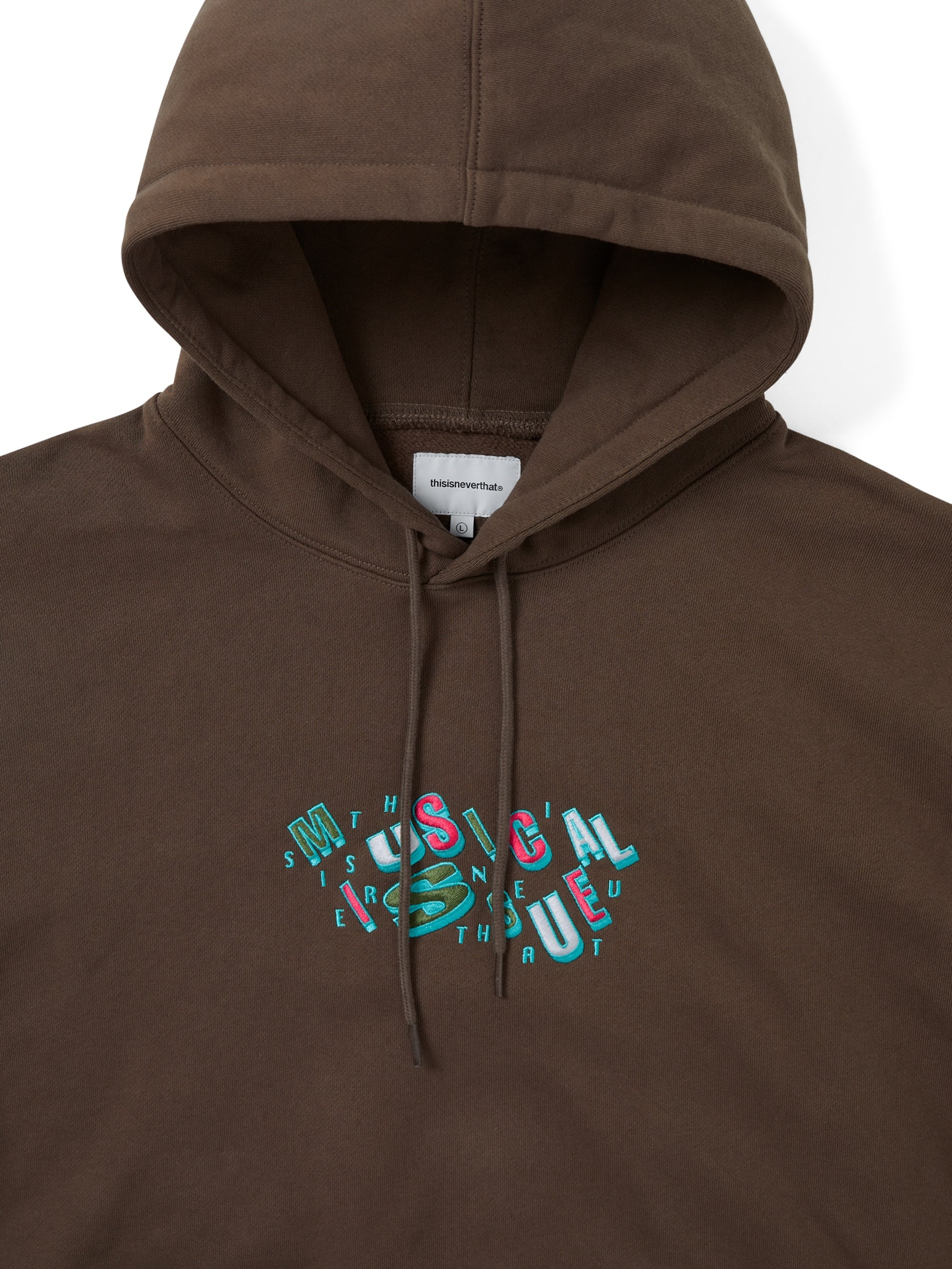 thisisneverthat - Musical Issue Hoodie (Brown) product image 2 | TRAB K-Fashion Australia