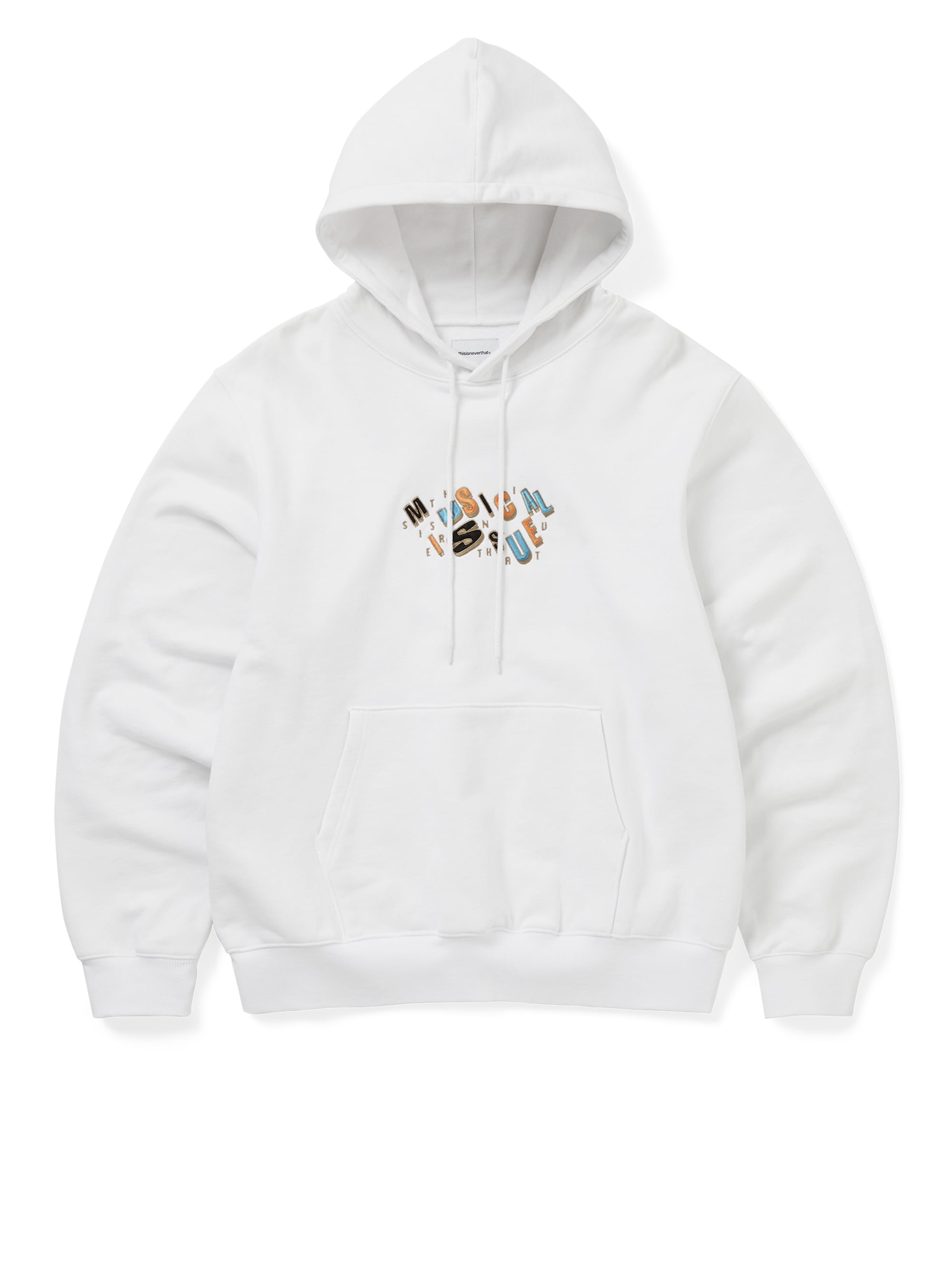 thisisneverthat - Musical Issue Hoodie (White) product image 1 | TRAB K-Fashion Australia