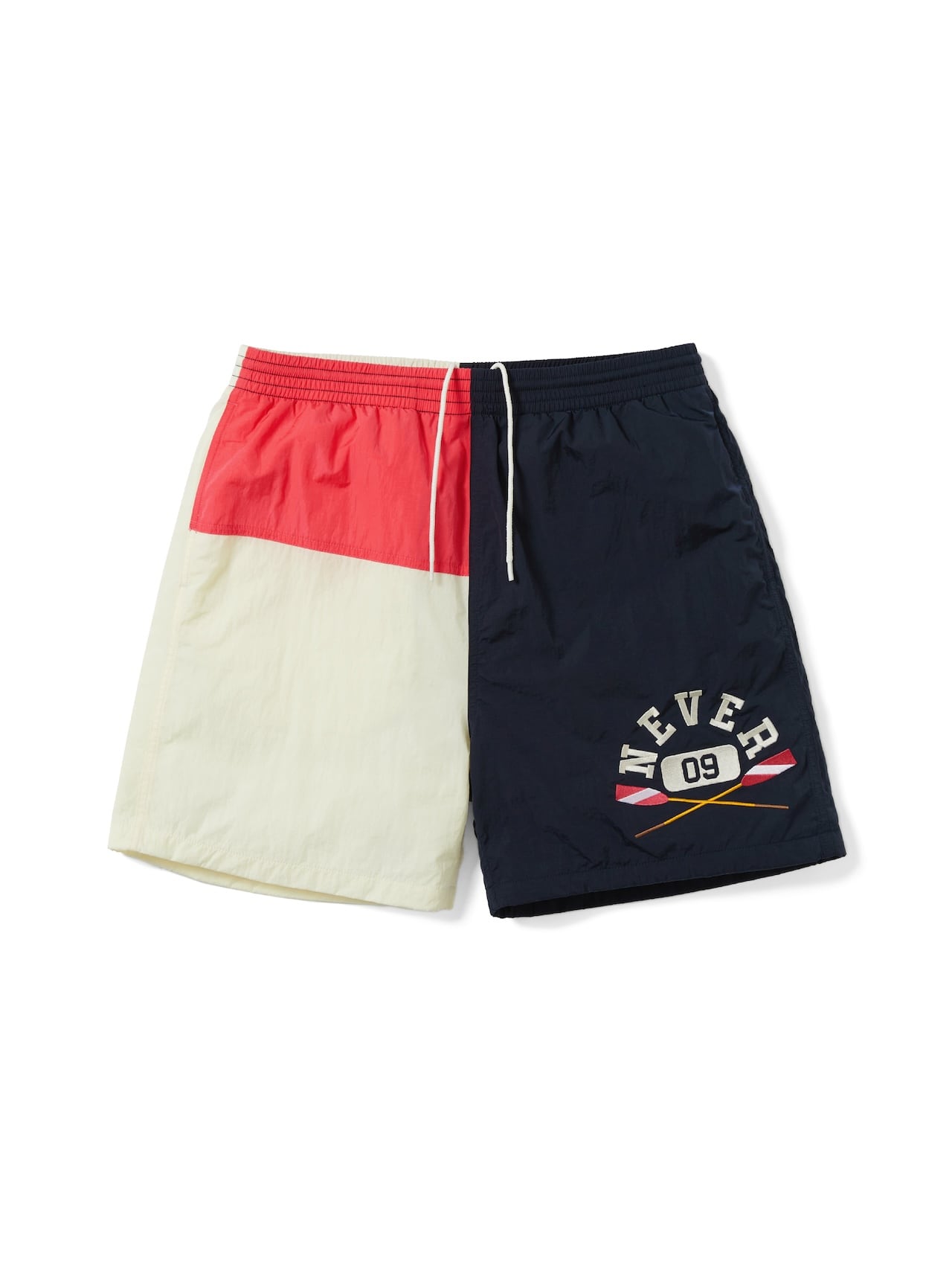 thisisneverthat - NEVER Block short Navy/White (White) product image 1 | TRAB K-Fashion Australia