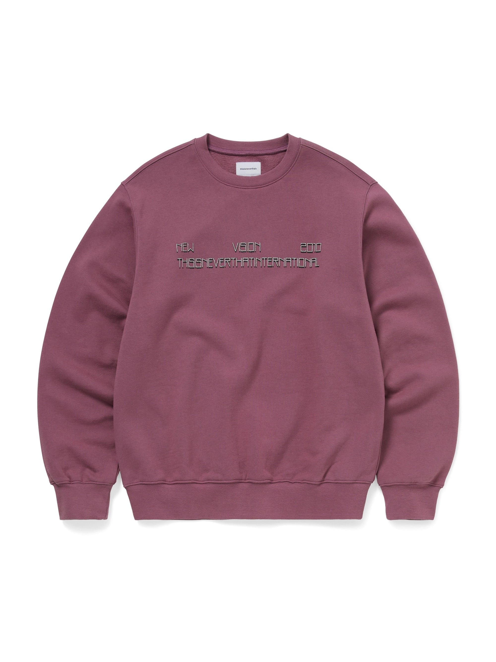 thisisneverthat - NEW VISION 2010 Crewneck (Fuchsia) product image 1 | TRAB K-Fashion Australia