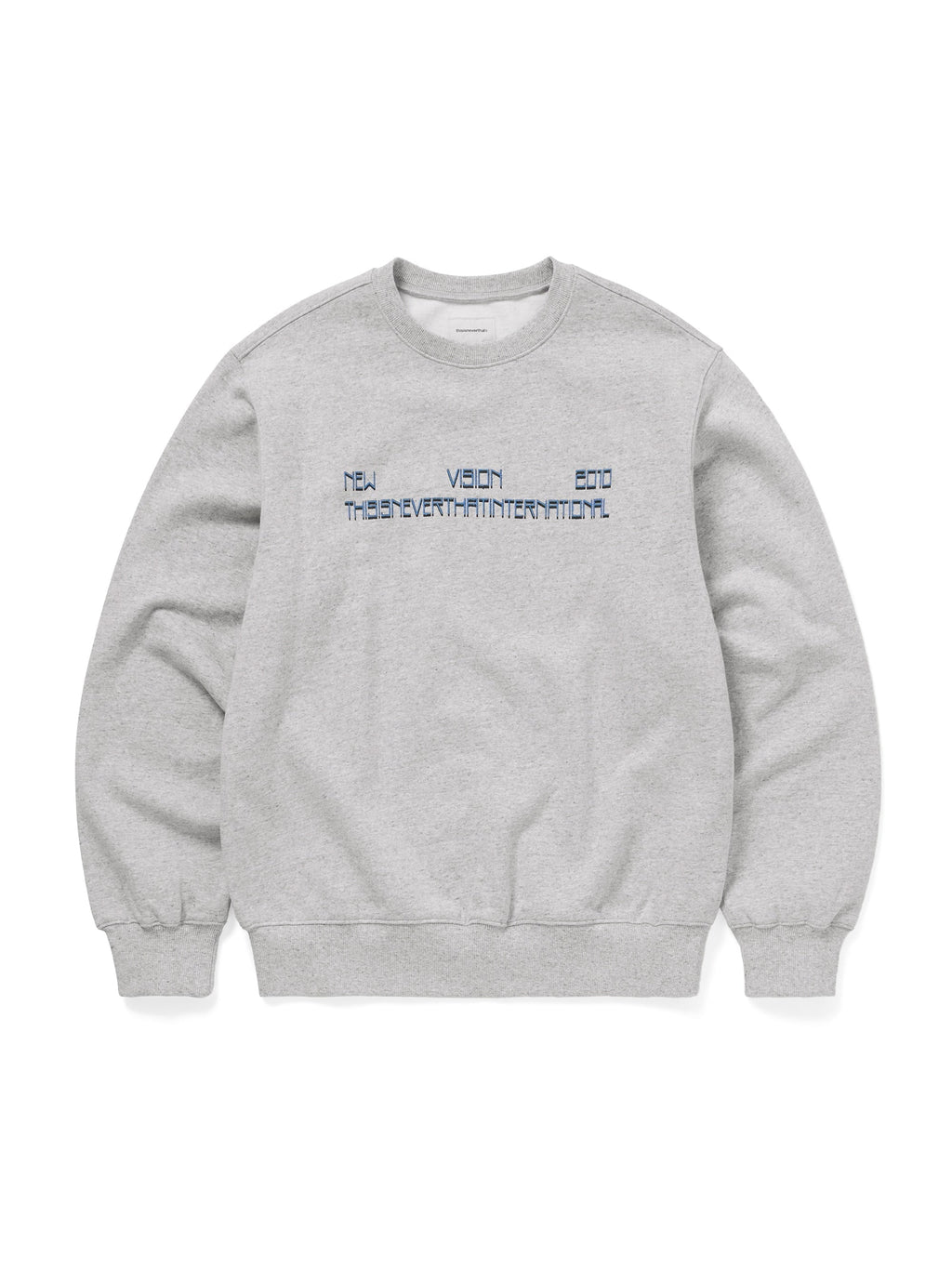thisisneverthat - NEW VISION 2010 Crewneck (Heather Grey) product image 1 | TRAB K-Fashion Australia