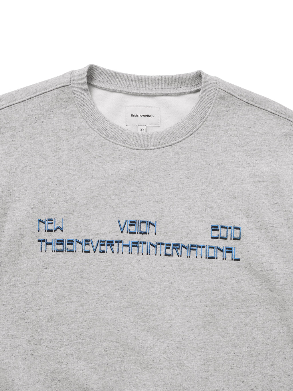 thisisneverthat - NEW VISION 2010 Crewneck (Dark Grey) product image 2 | TRAB K-Fashion Australia