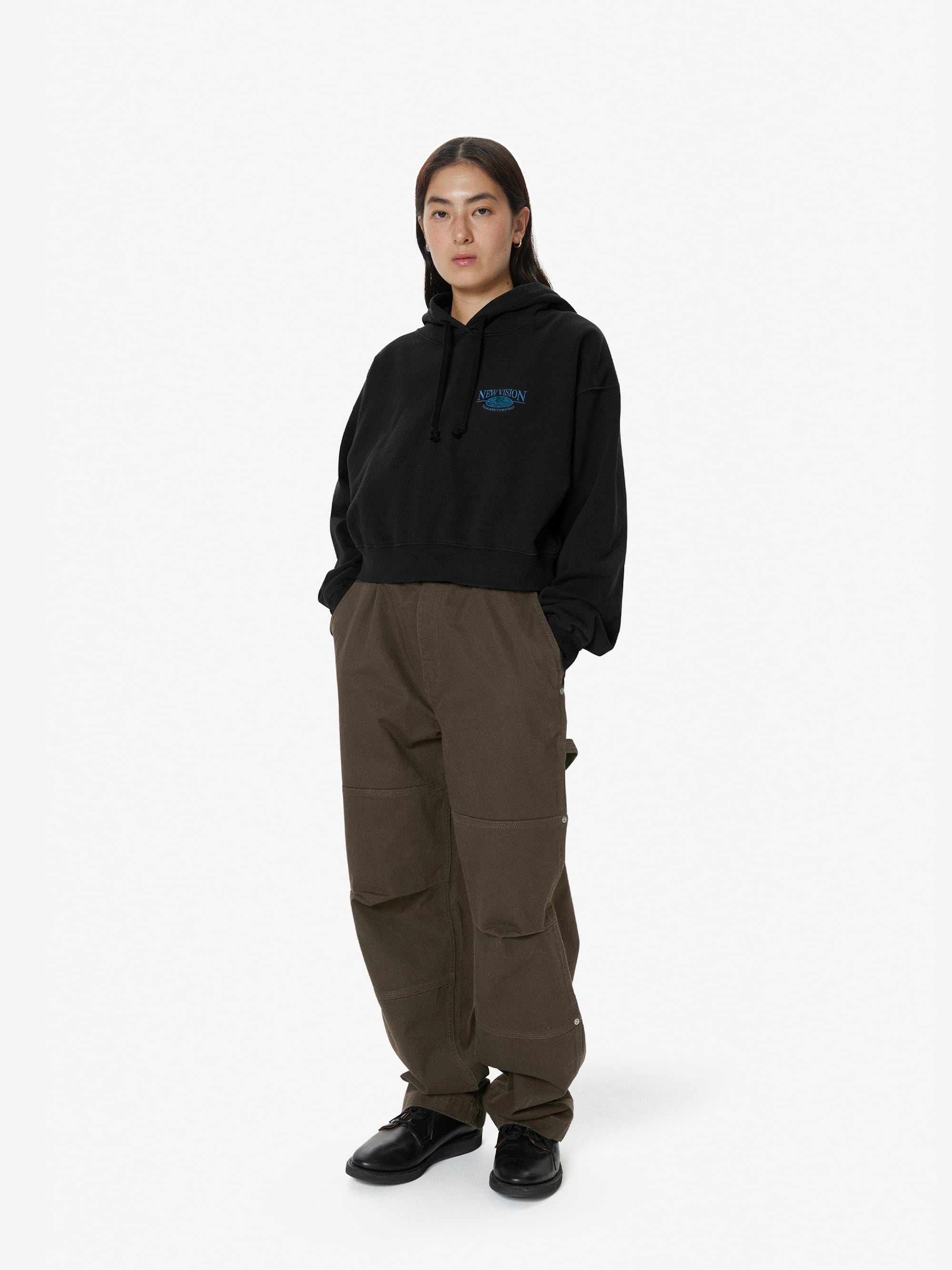 thisisneverthat - NEW VISION W Hoodie (Offblack) product image 6 | TRAB K-Fashion Australia