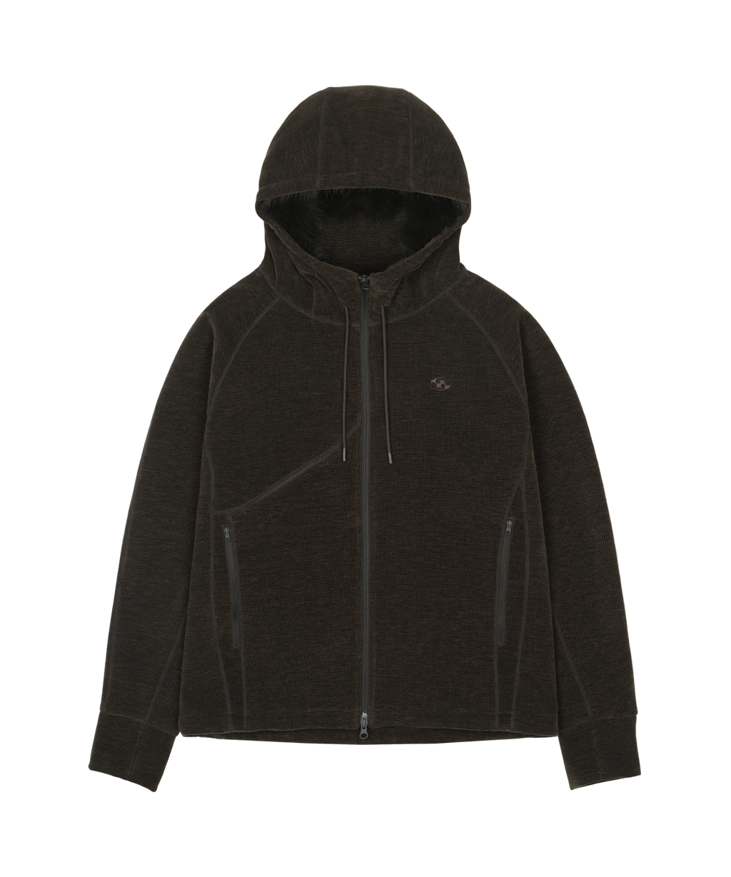 San San Gear - Nurv Zip-Up Hoodie (Brown) product image 1 | TRAB K-Fashion Australia