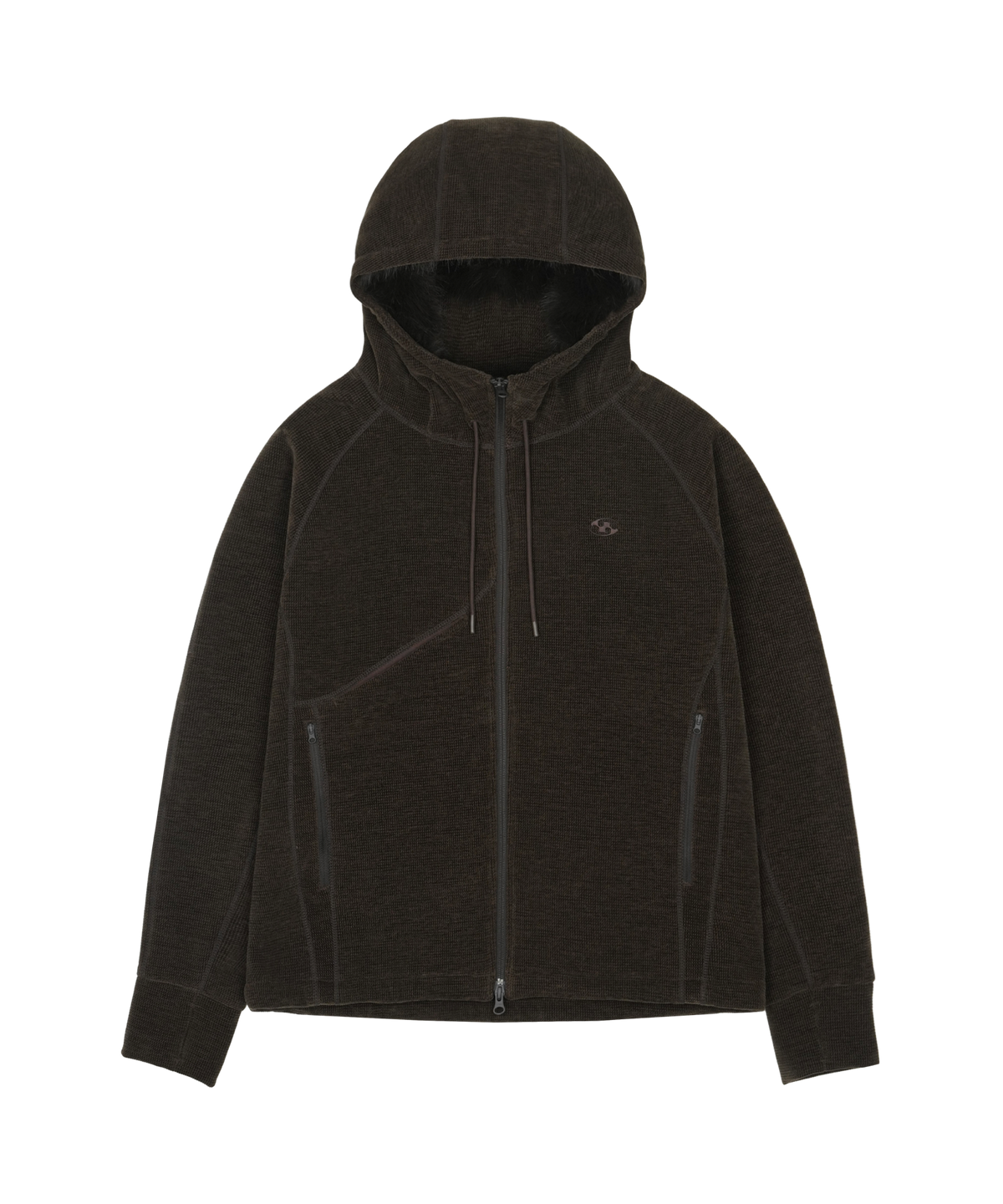 San San Gear - Nurv Zip-Up Hoodie (Brown) product image 1 | TRAB K-Fashion Australia