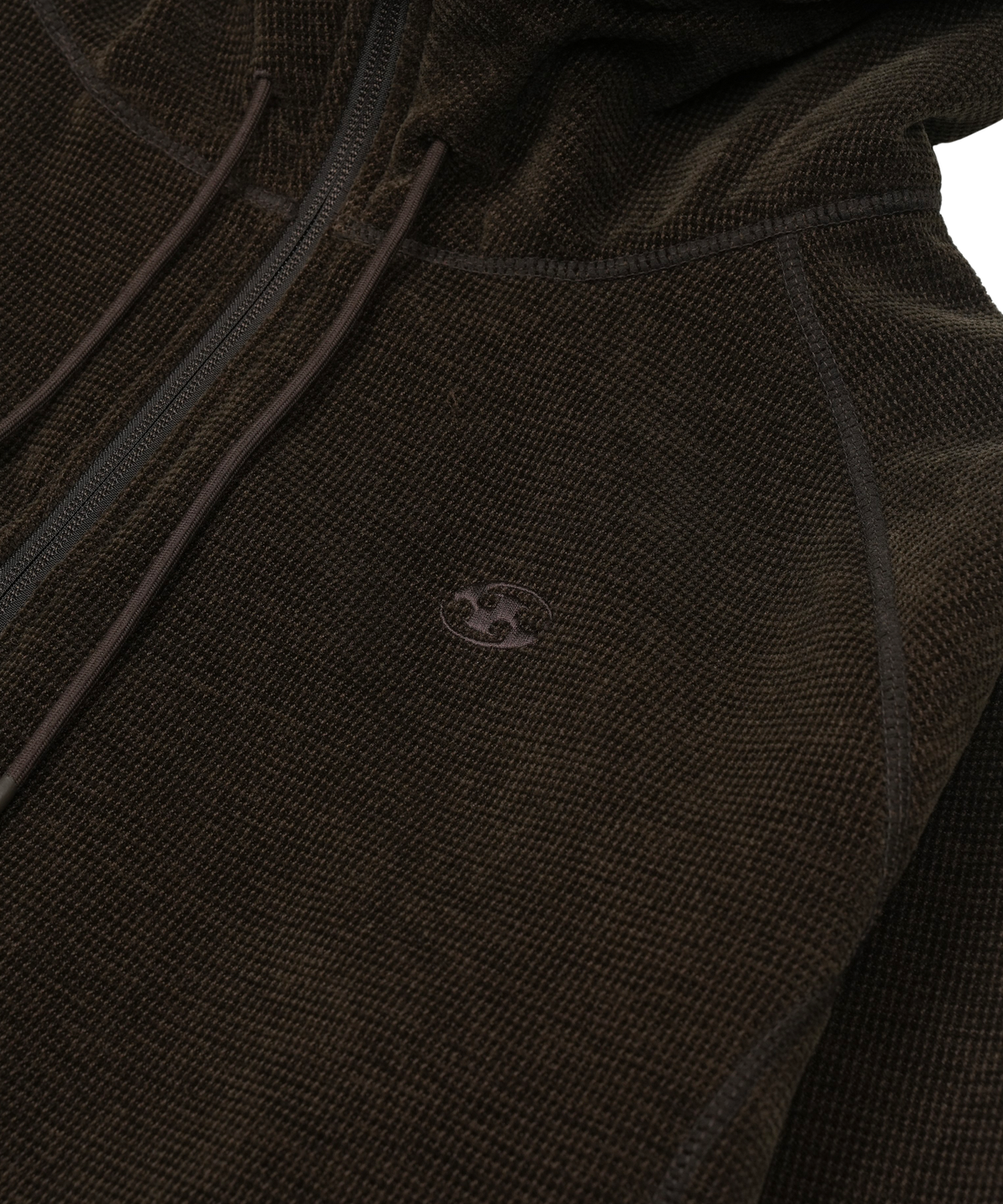 San San Gear - Nurv Zip-Up Hoodie (Brown) product image 3 | TRAB K-Fashion Australia