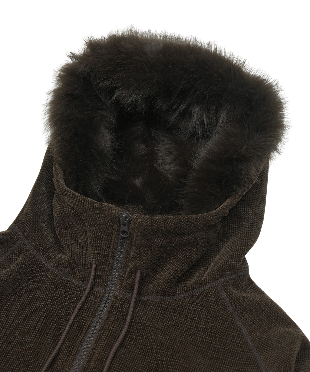 San San Gear - Nurv Zip-Up Hoodie (Brown) product image 5 | TRAB K-Fashion Australia