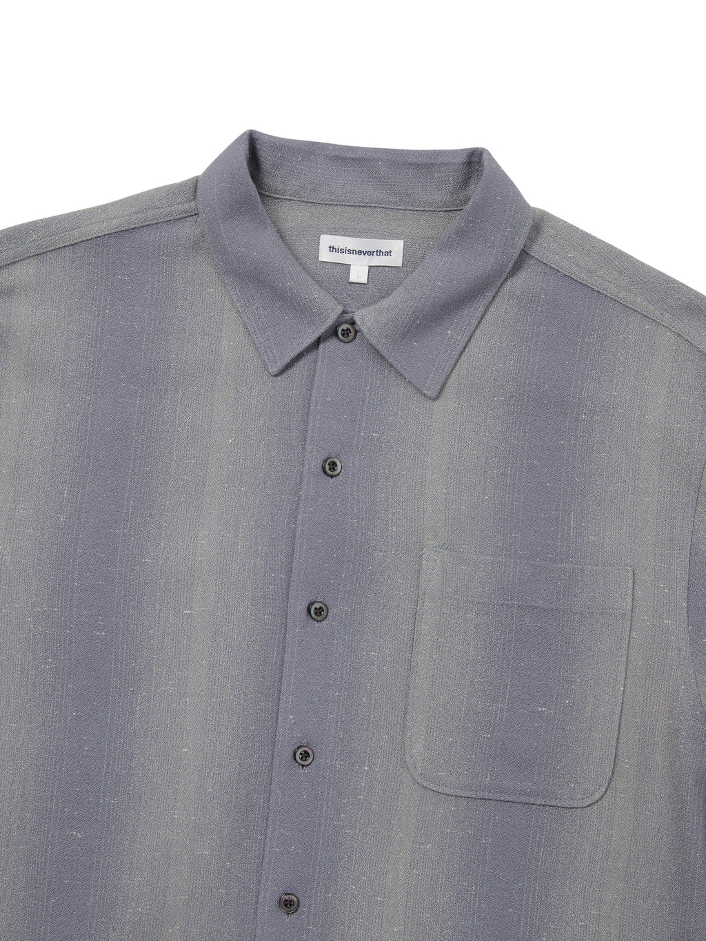 thisisneverthat - Nep Bold Striped Shirt (Purple Grey) product image 2 | TRAB K-Fashion Australia