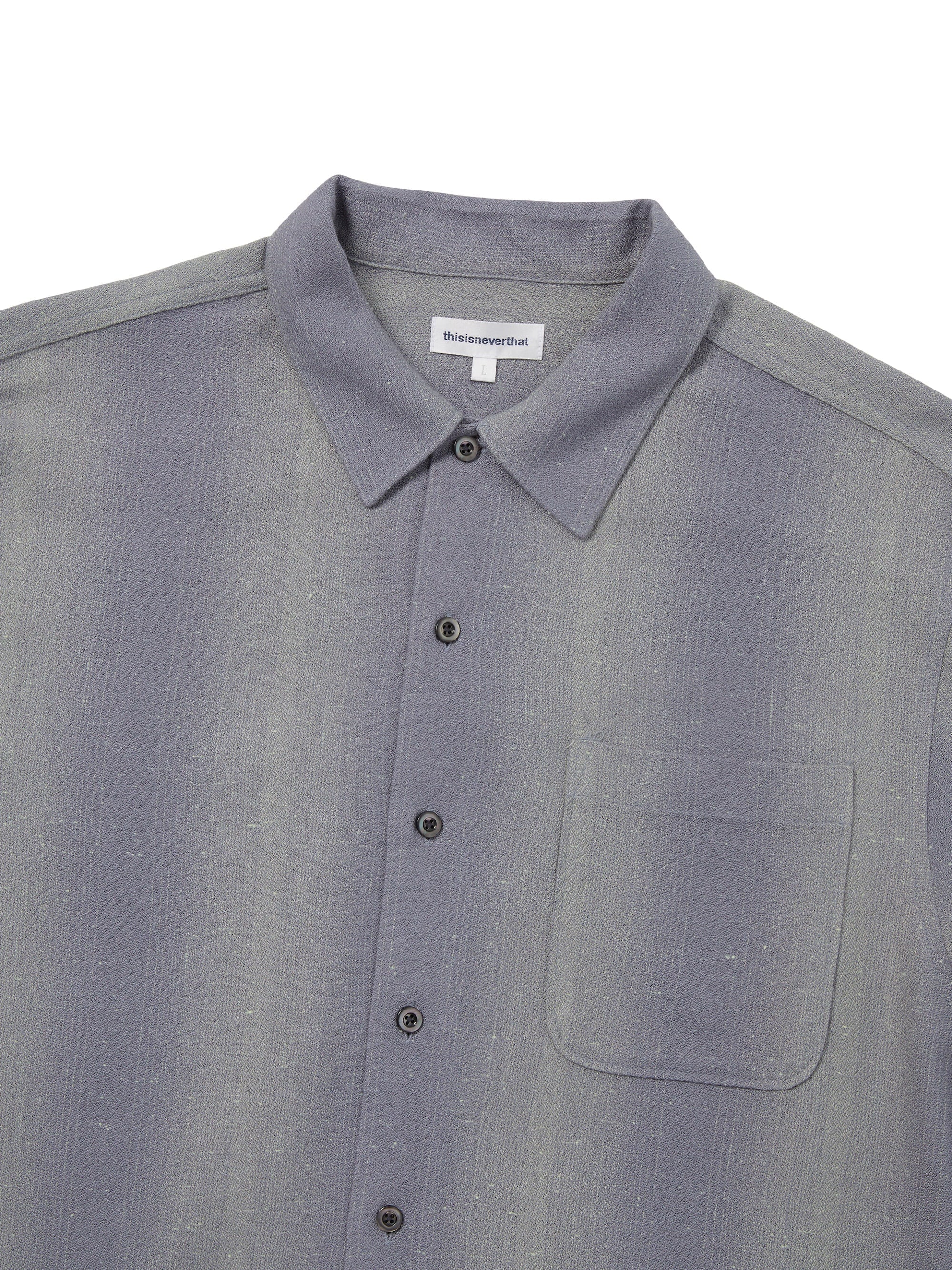 thisisneverthat - Nep Bold Striped Shirt (Purple Grey) product image 2 | TRAB K-Fashion Australia