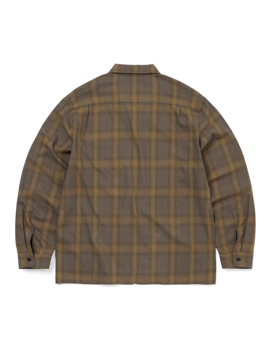 thisisneverthat - Nep Check Zip Shirt (Brown) product image 3 | TRAB K-Fashion Australia