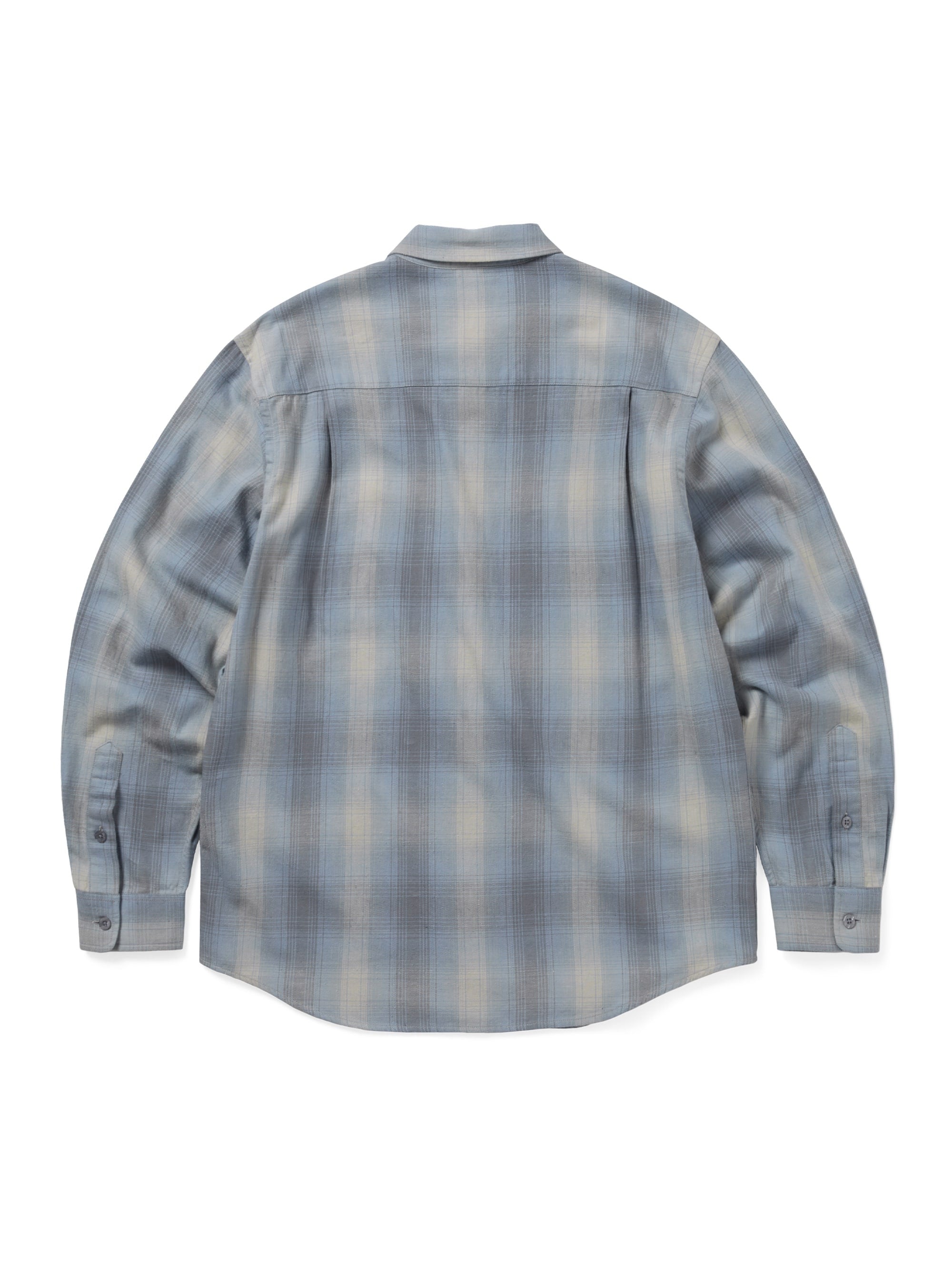 thisisneverthat - Nep Shadow Check Shirt (Blue) product image 3 | TRAB K-Fashion Australia