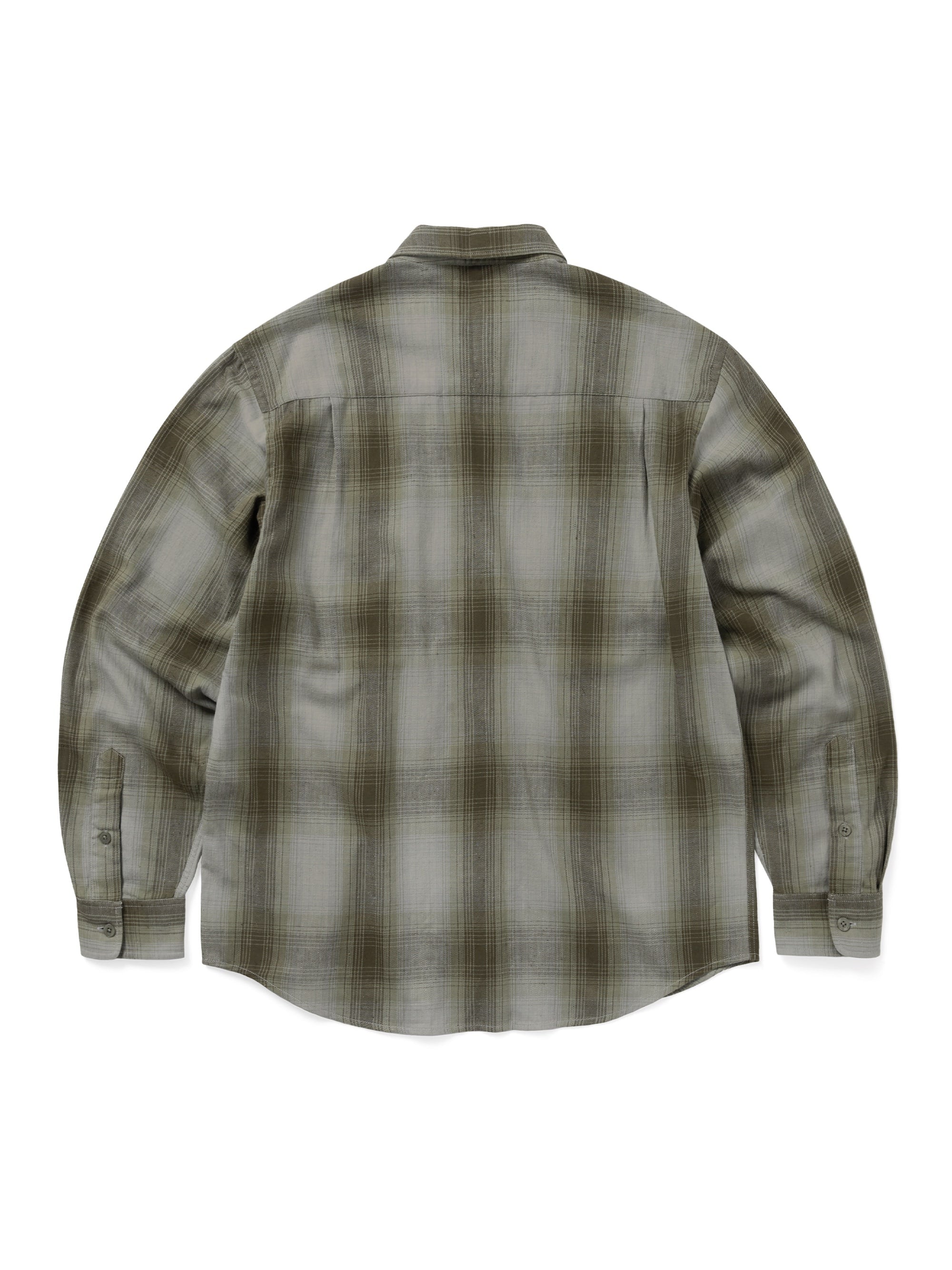 thisisneverthat - Nep Shadow Check Shirt (Khaki) | TRAB K-Fashion A