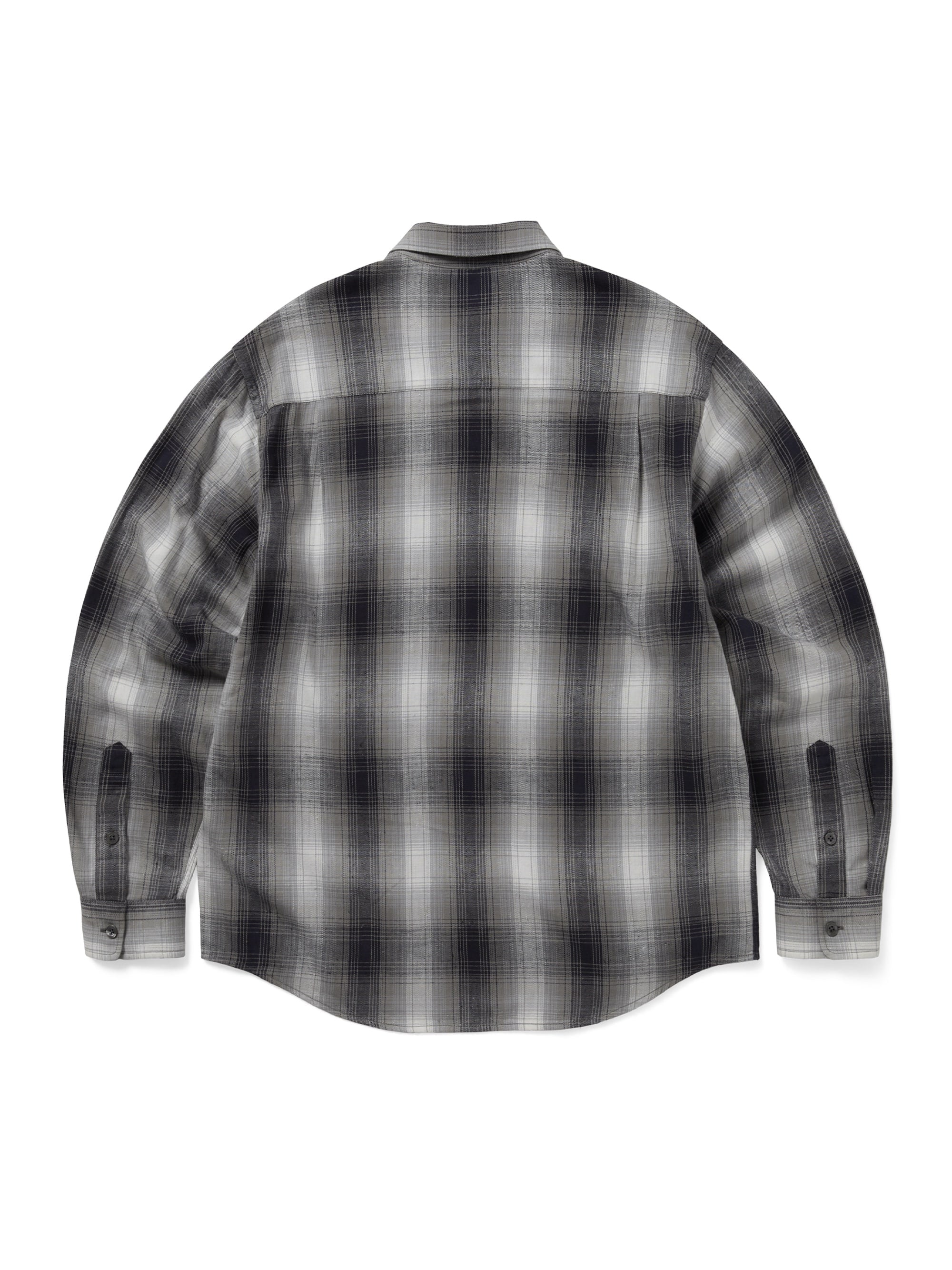 thisisneverthat - Nep Shadow Check Shirt (Navy) product image 3 | TRAB K-Fashion Australia