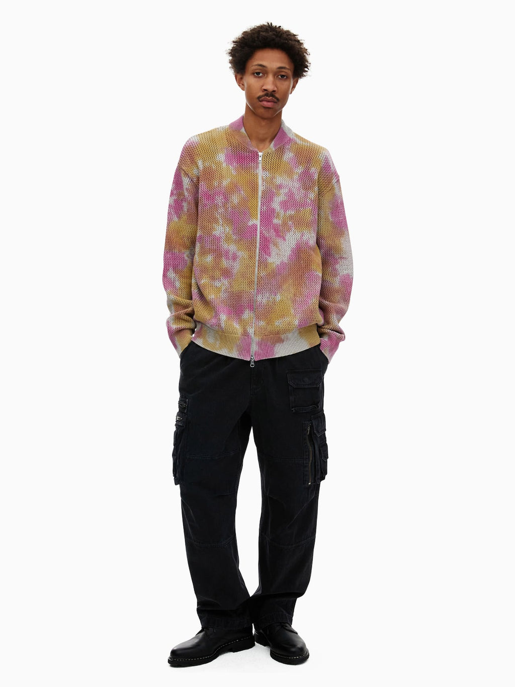 thisisneverthat - Net Knit Jacket (Pink) product image 6 | TRAB K-Fashion Australia