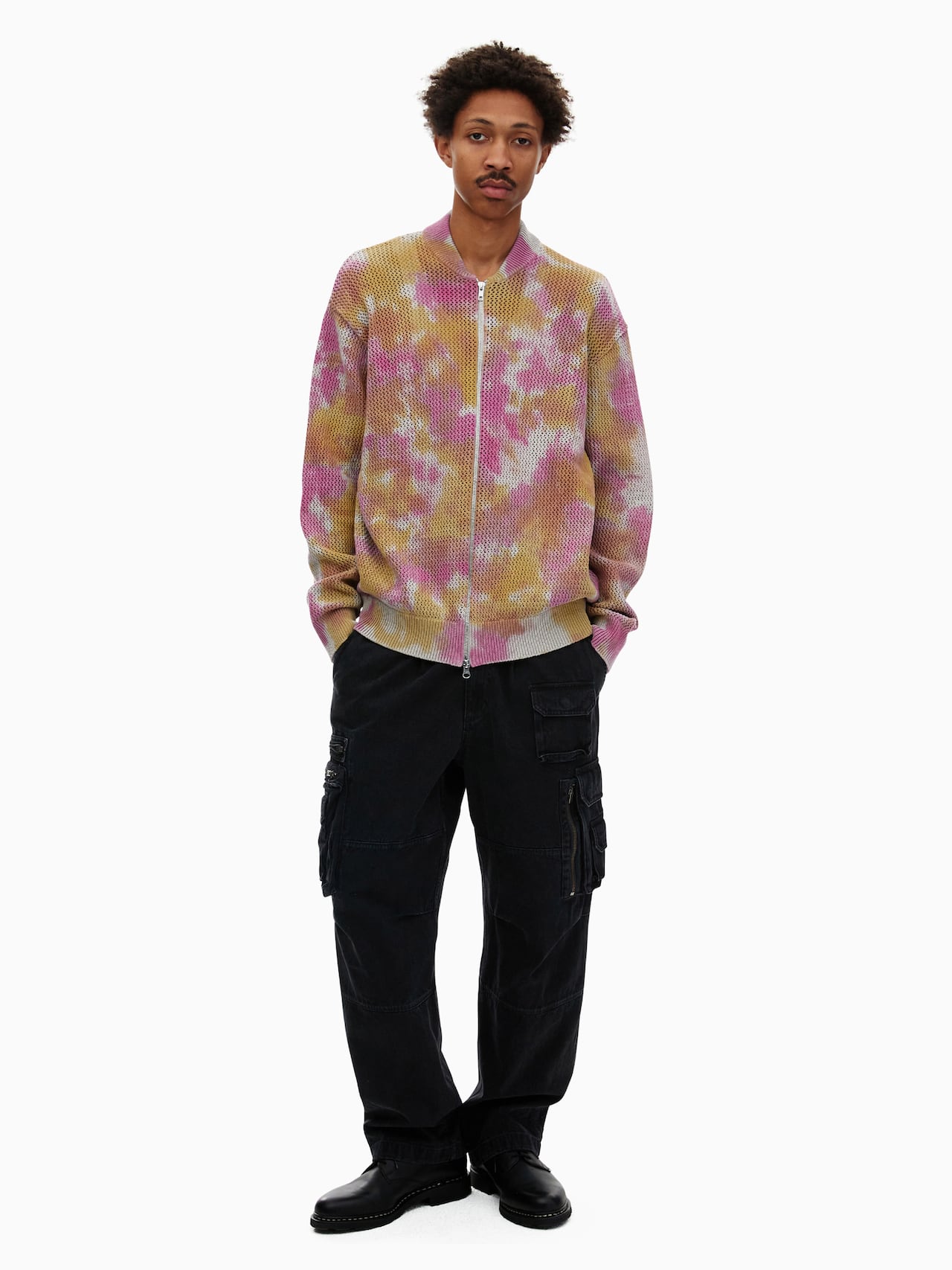 thisisneverthat - Net Knit Jacket (Pink) product image 6 | TRAB K-Fashion Australia