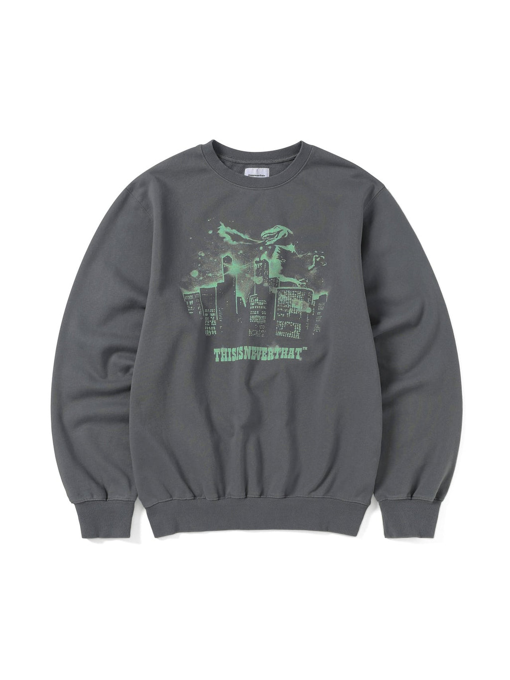 thisisneverthat - Nightmare Crewneck (Grey) product image 1 | TRAB K-Fashion Australia